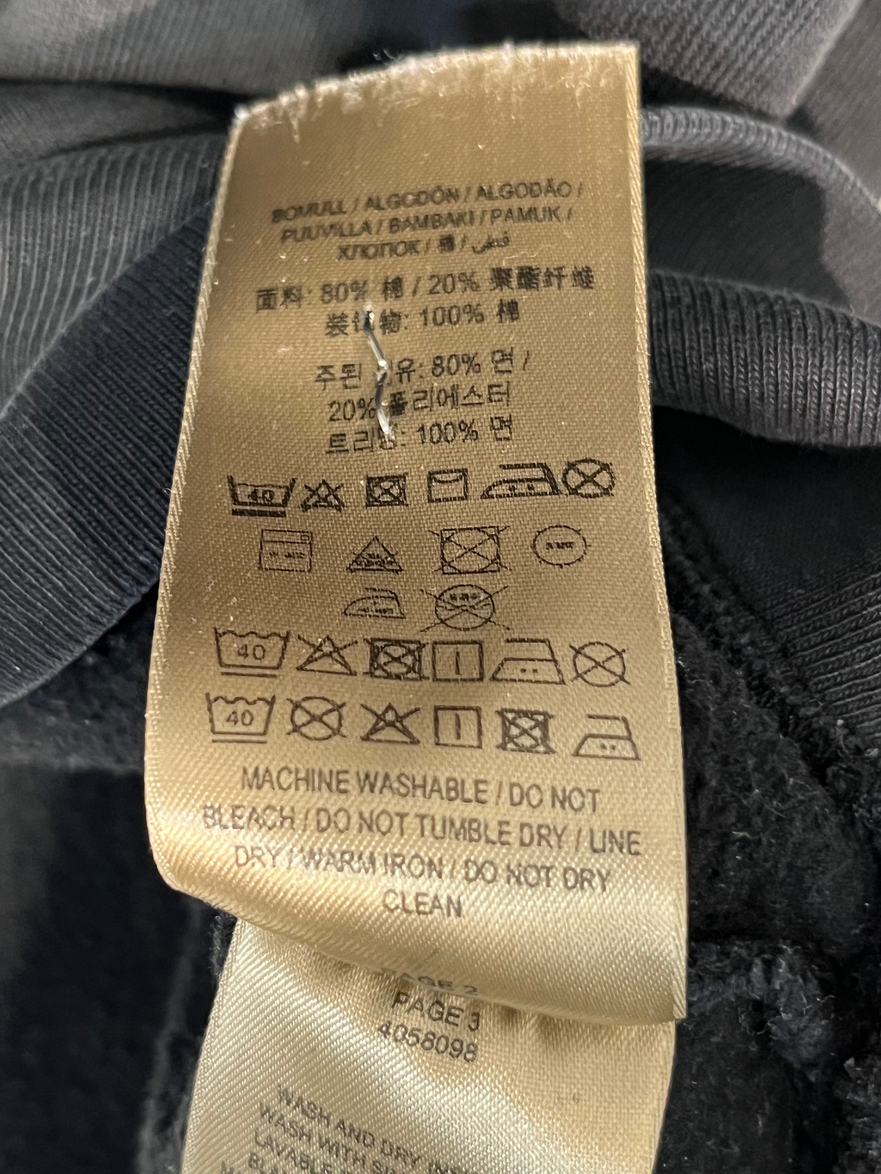 BURBERRY/Hoodie/M/Cotton/BLK/LOGO ON CHEST view 4