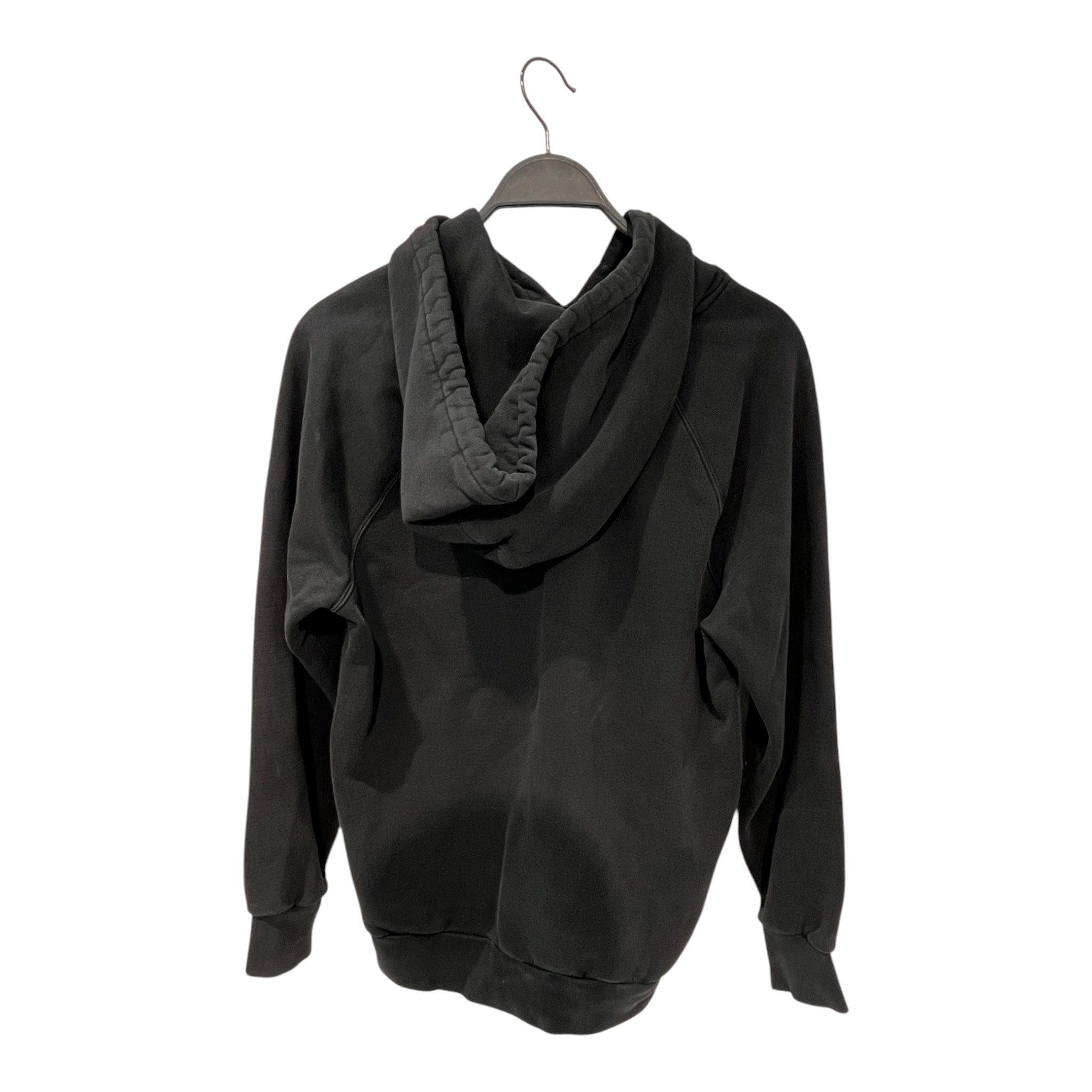 BURBERRY/Hoodie/M/Cotton/BLK/LOGO ON CHEST view 2