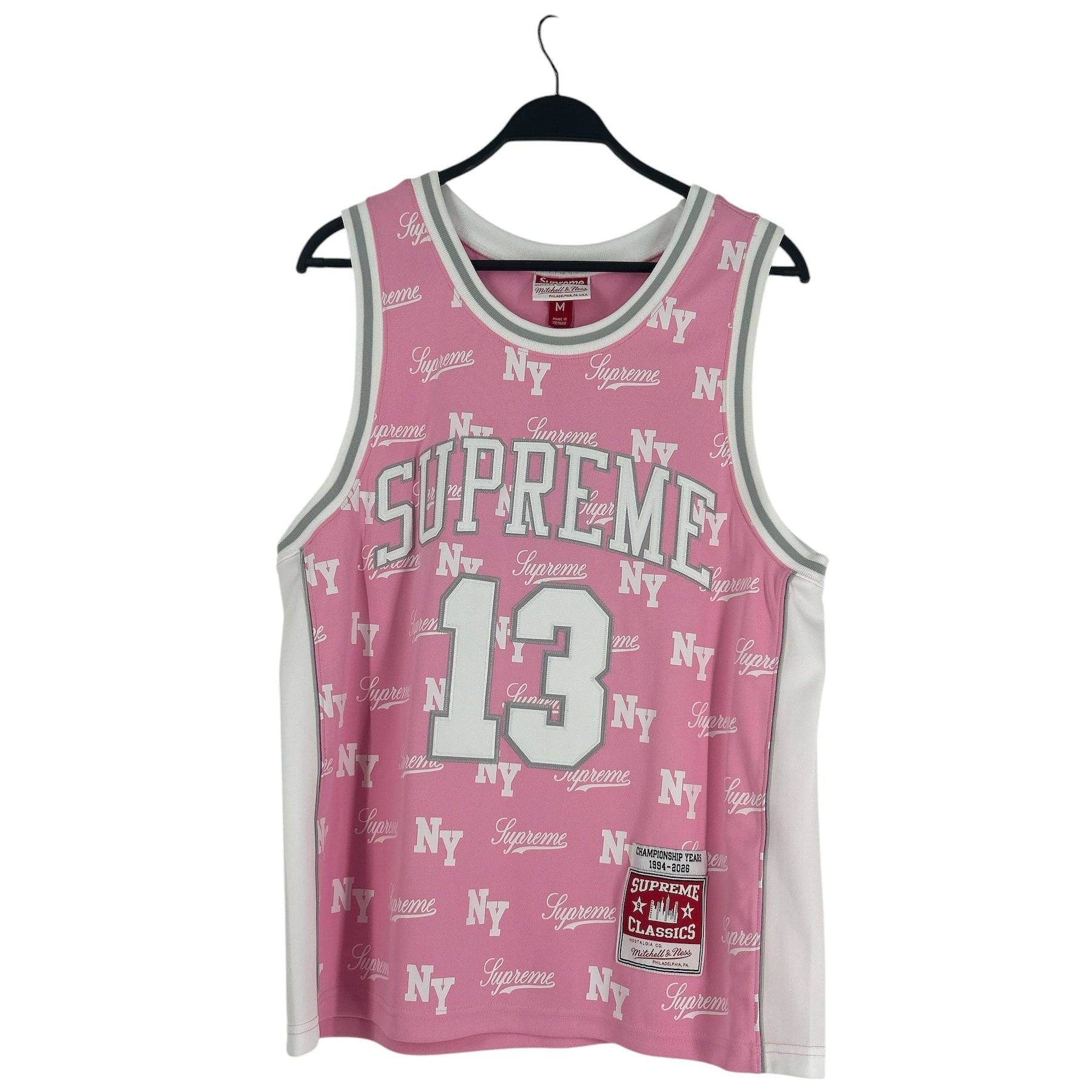 Supreme/Tank Top/M/Cotton/PNK/SUPREME NY 13 PRINT view 1