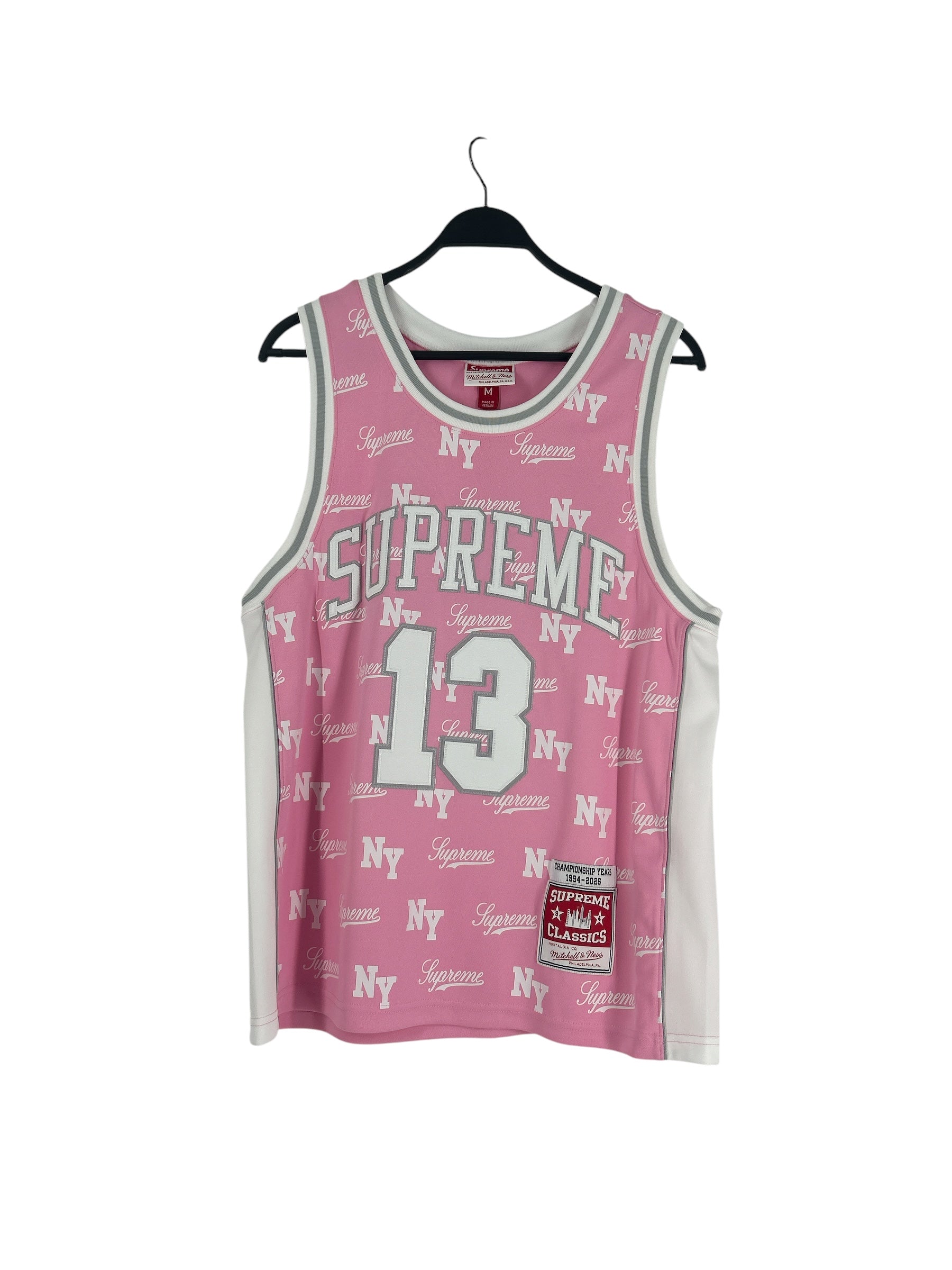 Supreme/Tank Top/M/Cotton/PNK/SUPREME NY 13 PRINT view 1