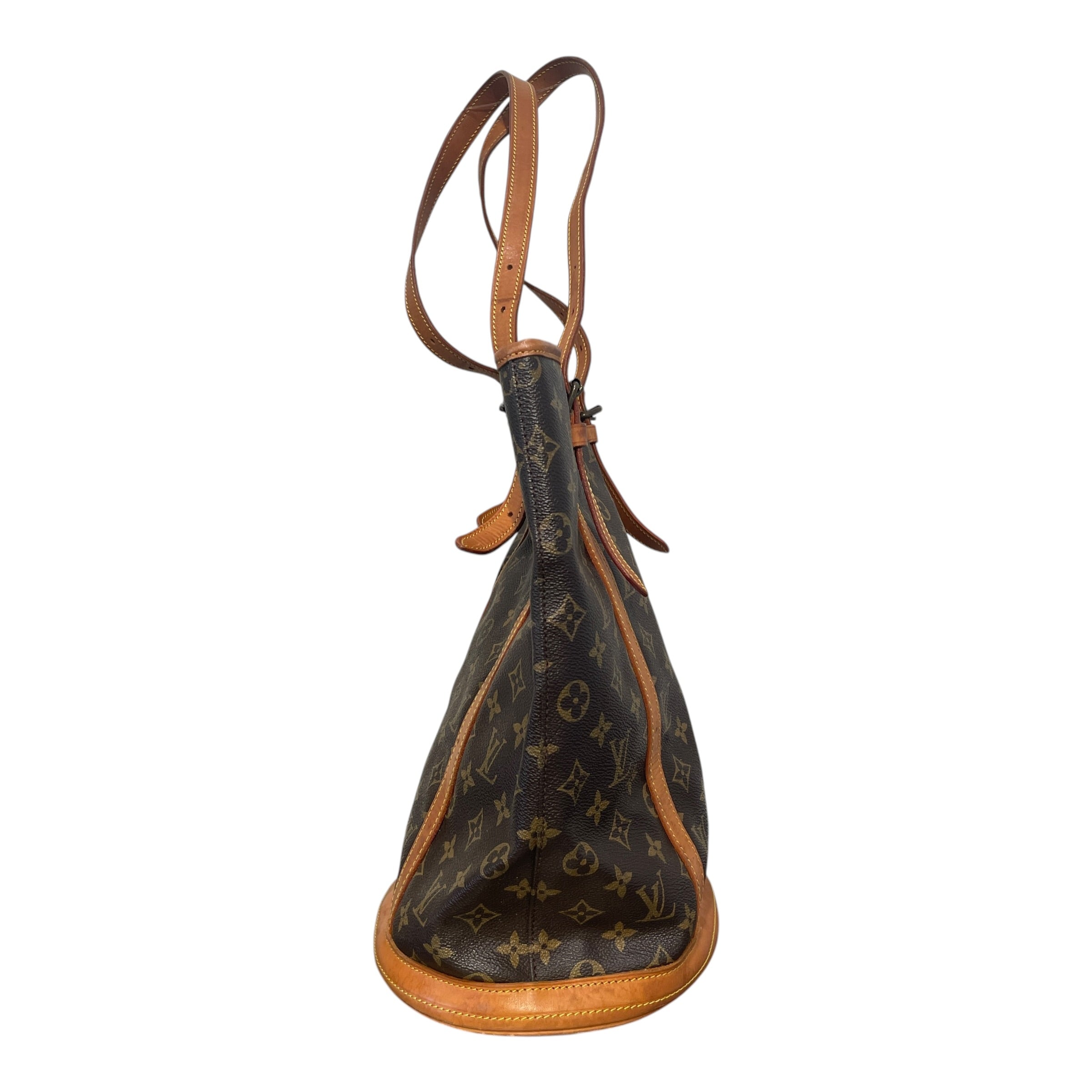 LOUIS VUITTON/Tote Bag/Monogram/Leather/BRW/Bucket GM tote bag view 2