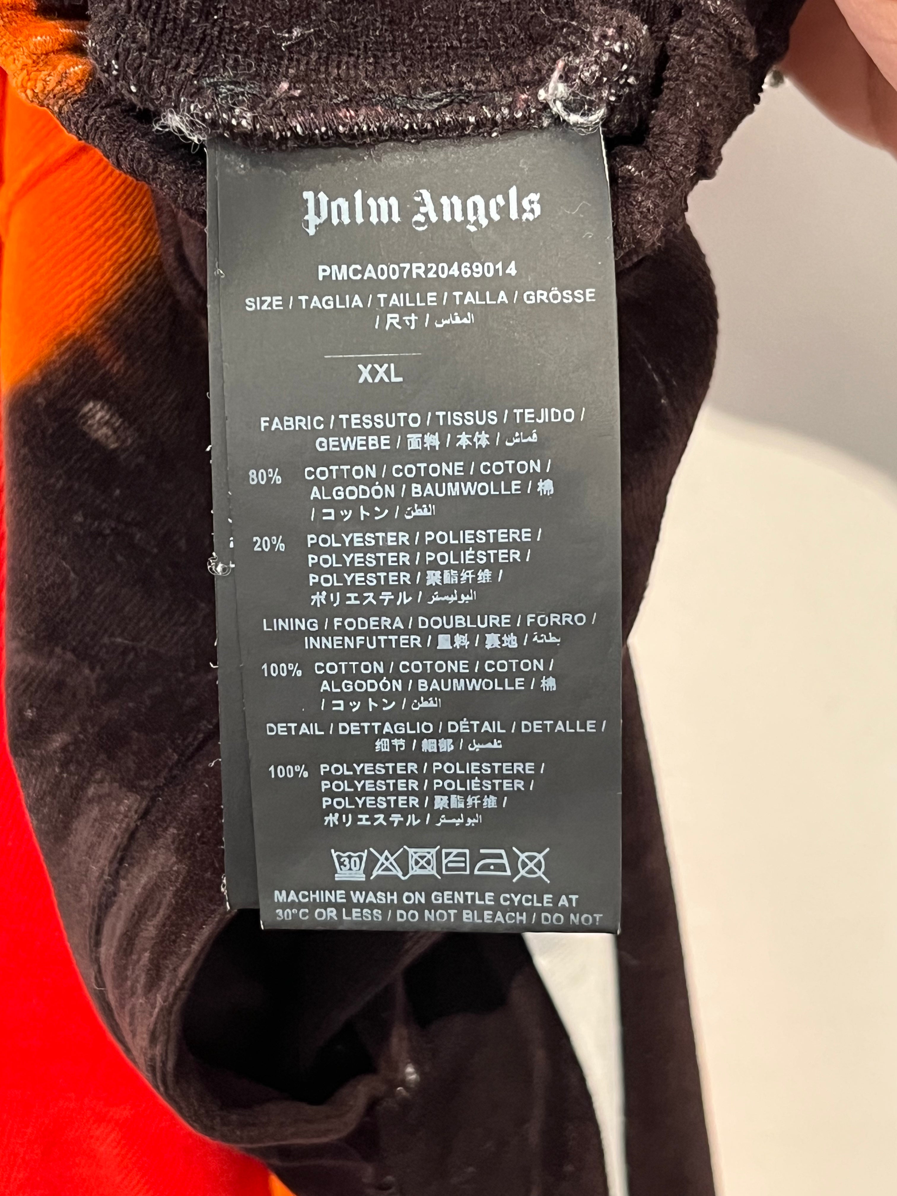 Palm Angels/Pants/XXL/Velour/MLT/RED/ORN/BRWN STRIPE TIE DYE view 4