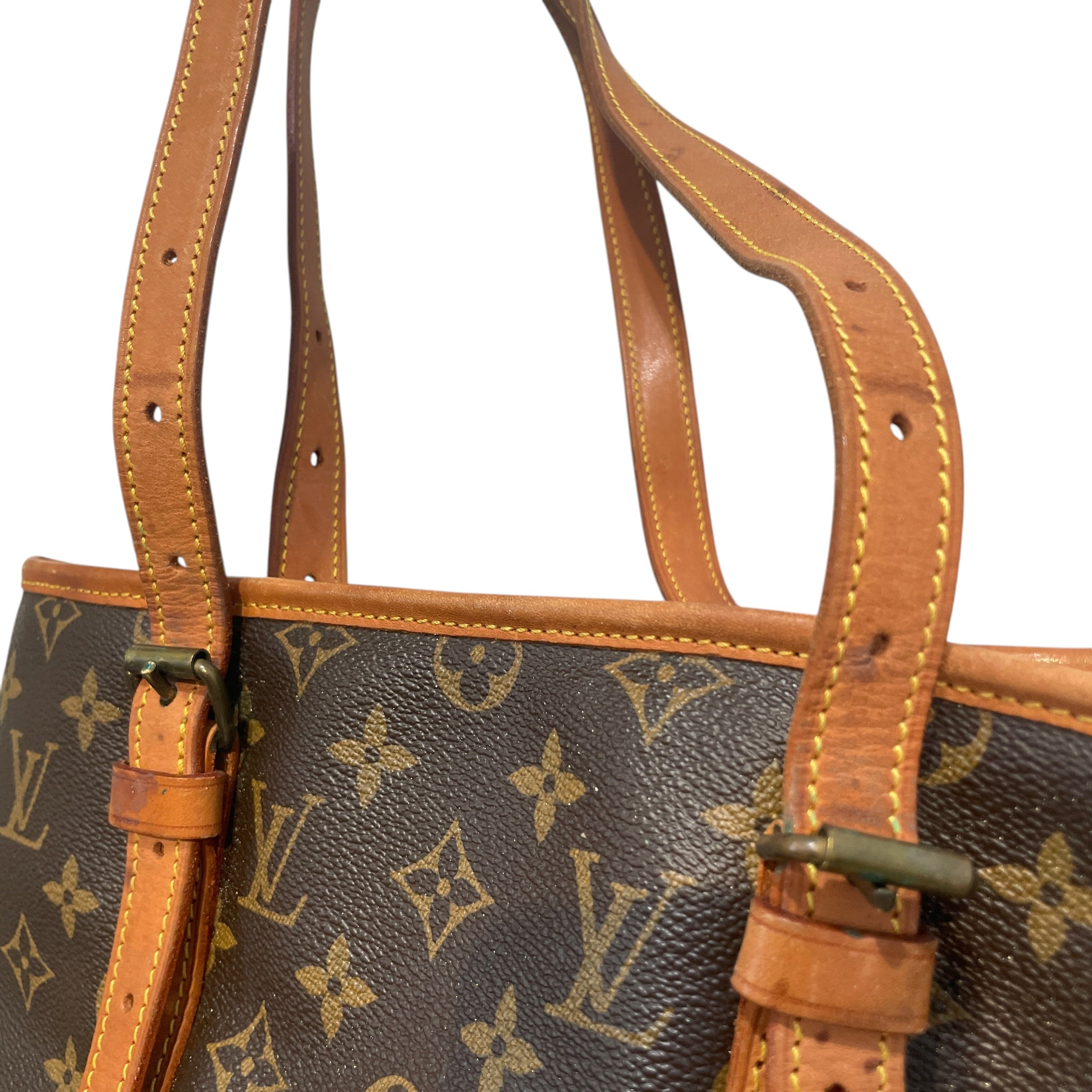 LOUIS VUITTON/Tote Bag/Monogram/Leather/BRW/Bucket GM tote bag view 5