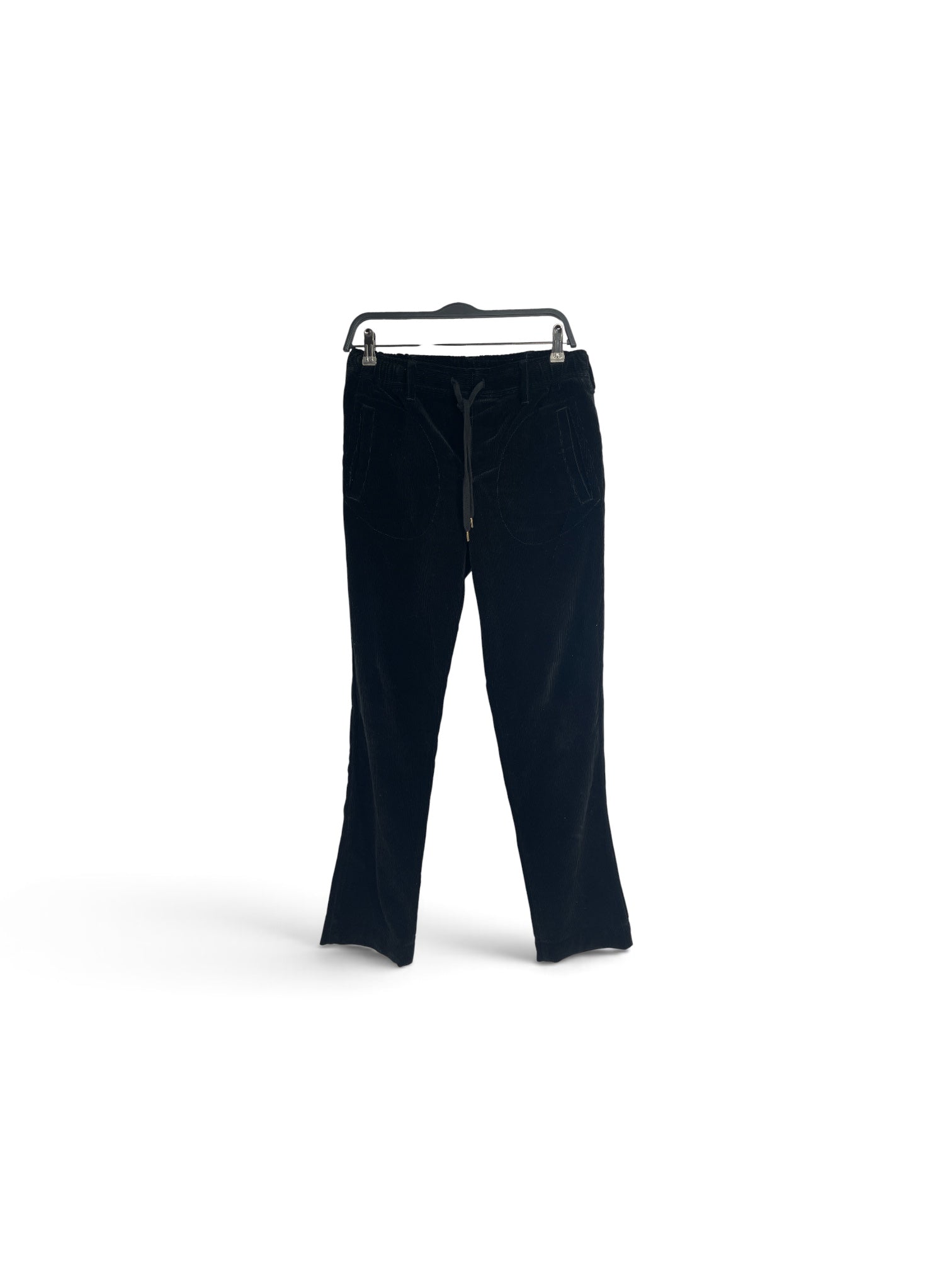 NUMBER (N)INE/Straight Pants/3/Corduroy/BLK/DRAWSTRING ROUND POCKET OG view 1