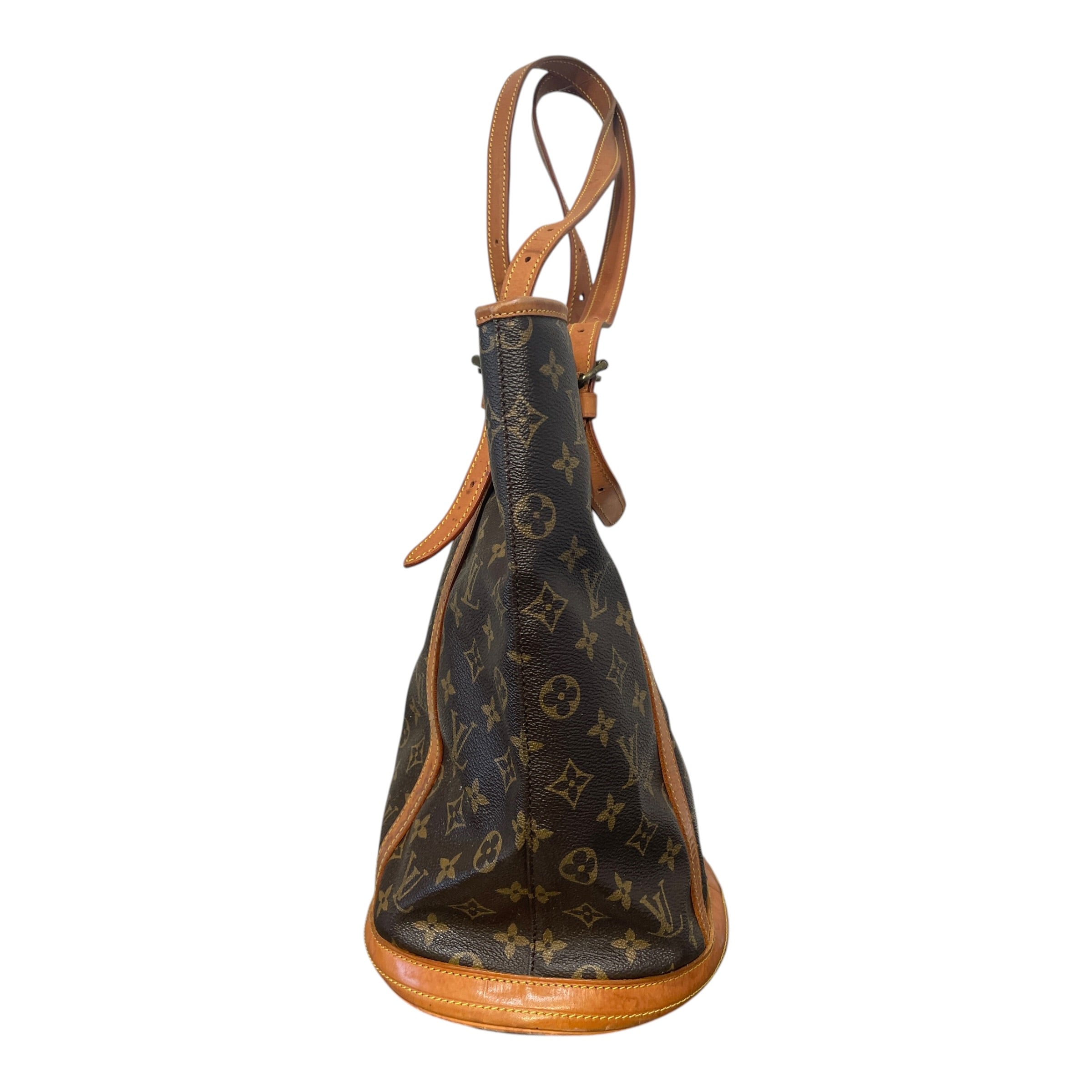 LOUIS VUITTON/Tote Bag/Monogram/Leather/BRW/Bucket GM tote bag view 6