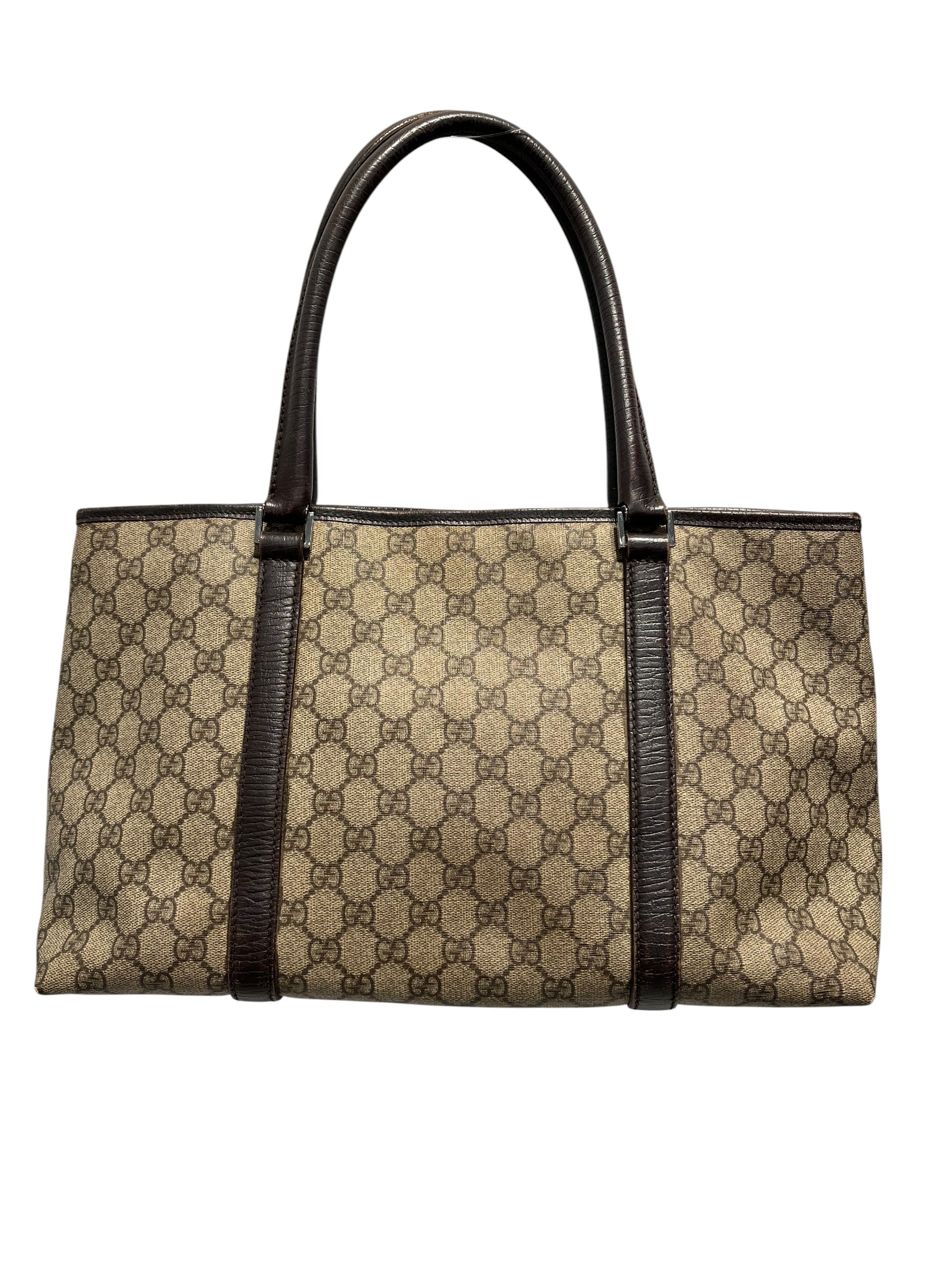 GUCCI/Tote Bag/Monogram/Leather/BRW/JOY MEDIUM view 2