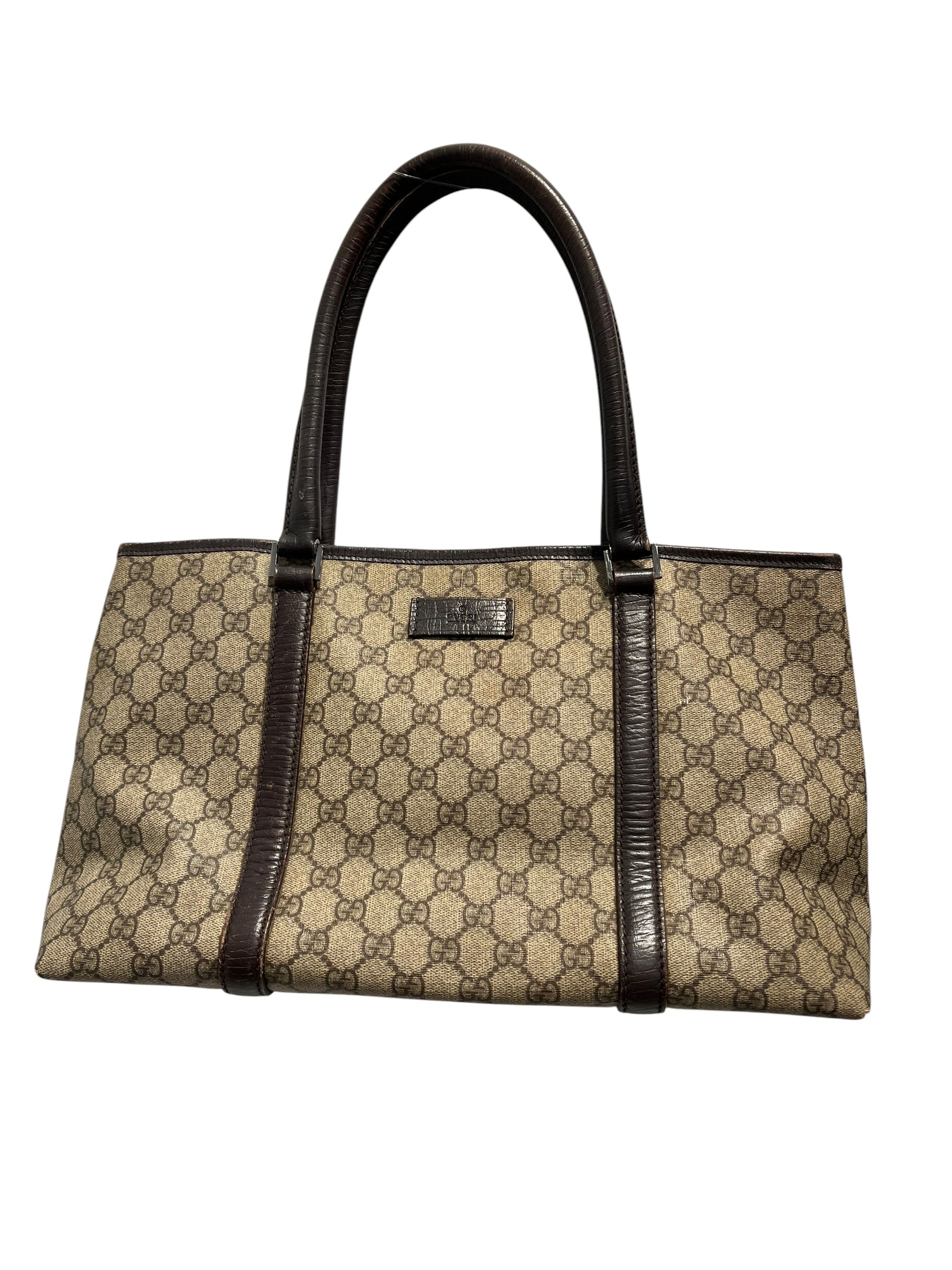GUCCI/Tote Bag/Monogram/Leather/BRW/JOY MEDIUM view 1