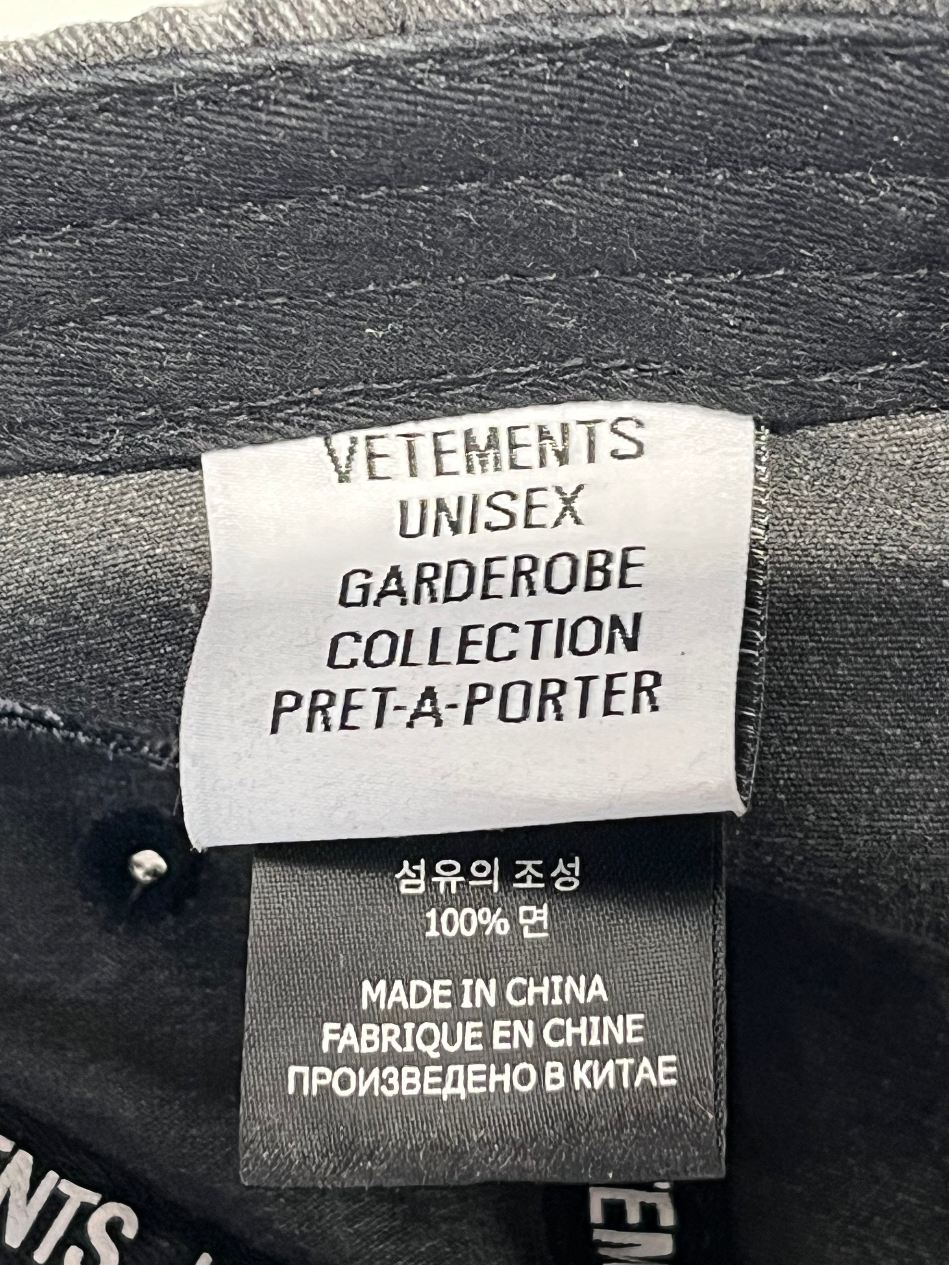 VETEMENTS/Cap/OS/Cotton/GRY/M's/FIRE DESIGN view 4