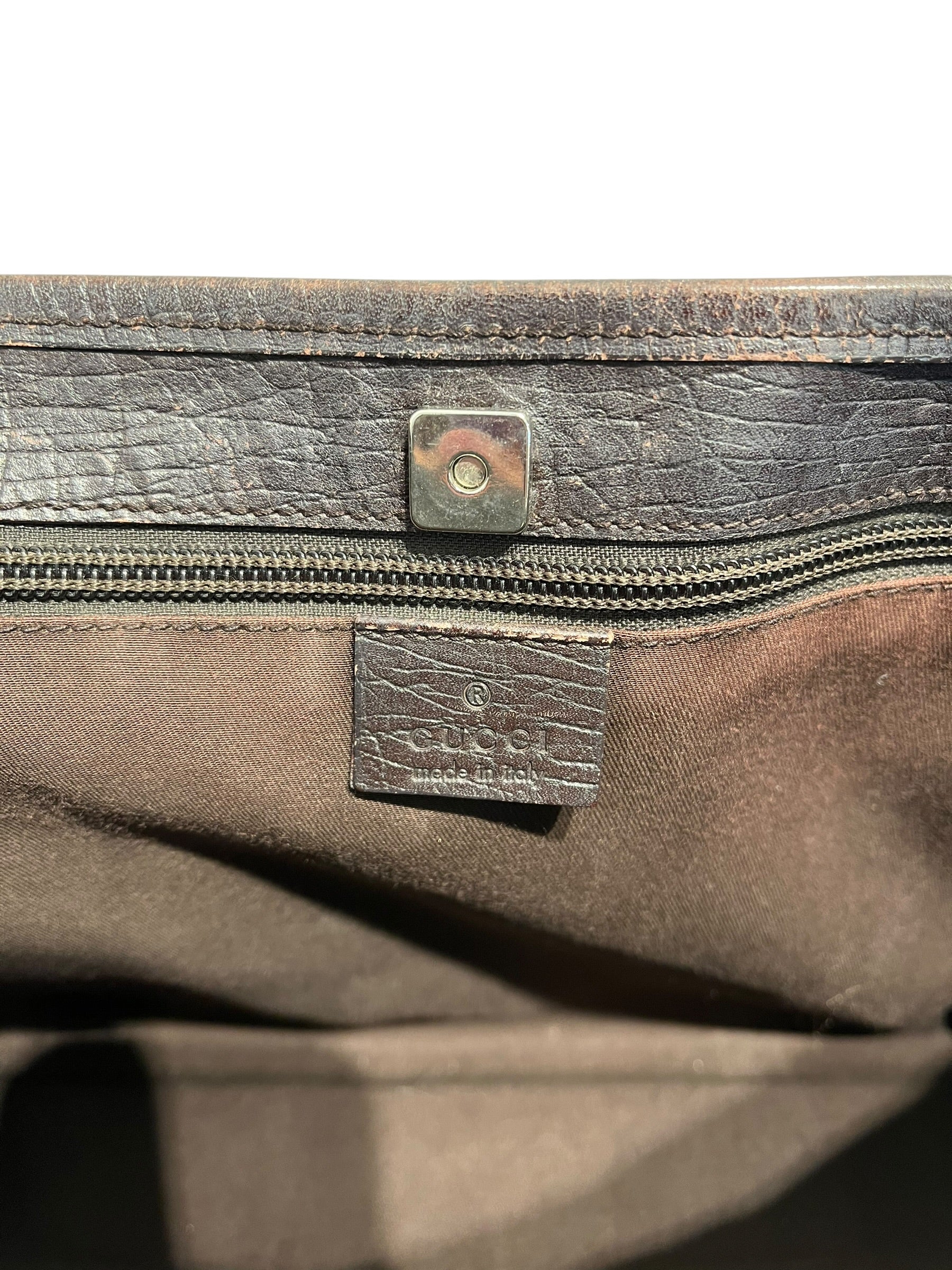 GUCCI/Tote Bag/Monogram/Leather/BRW/JOY MEDIUM view 4