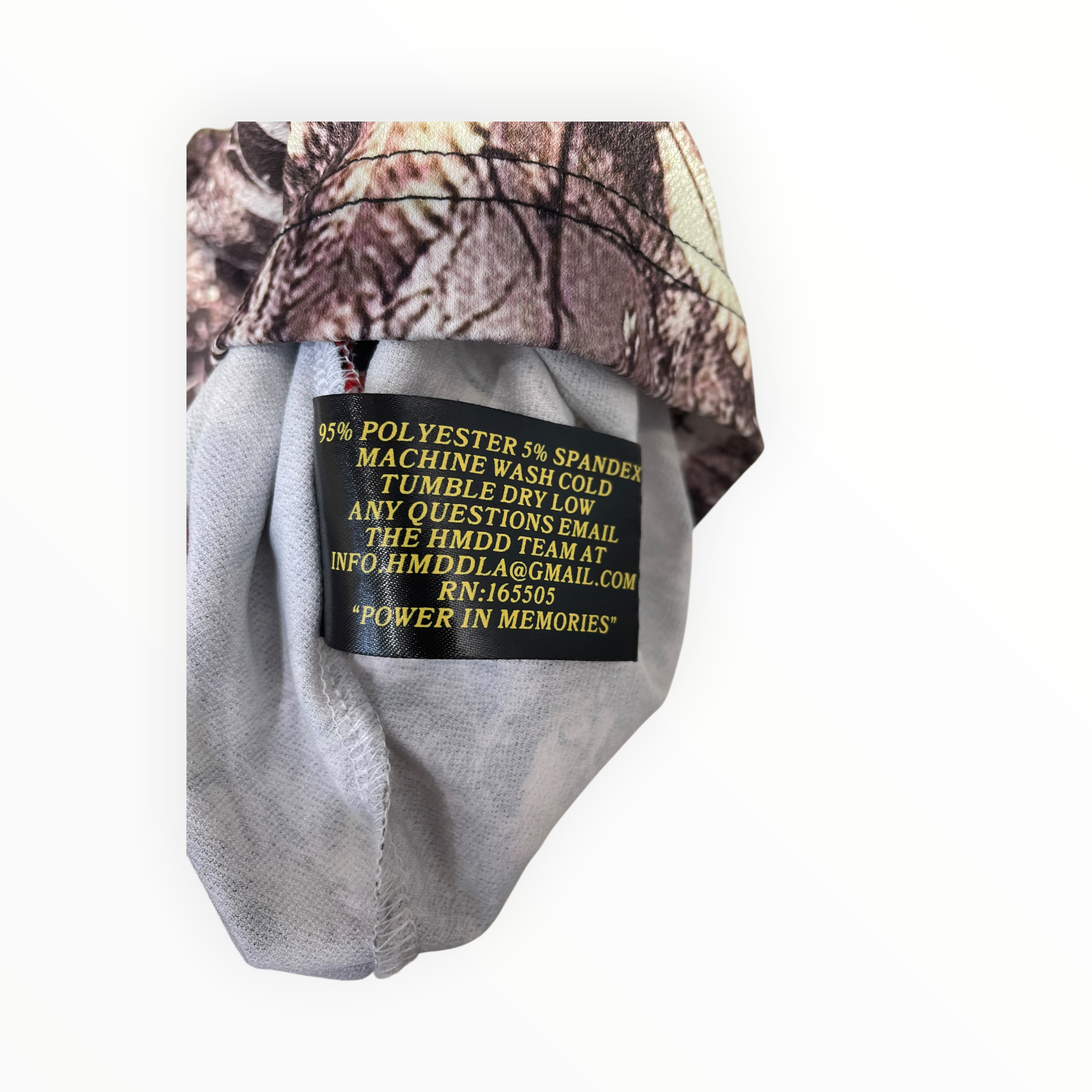 HMDD(Happy Memories Don't Die)/T-Shirt/L/Nylon/MLT/Camouflage/STITCHED PATCH ON CHEST view 4