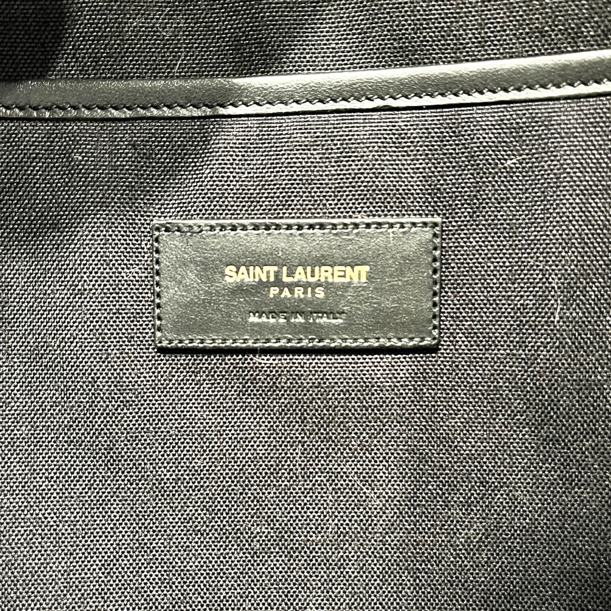 SAINT LAURENT/Backpack/All Over Print/BLK/skeleton print allover/ view 6
