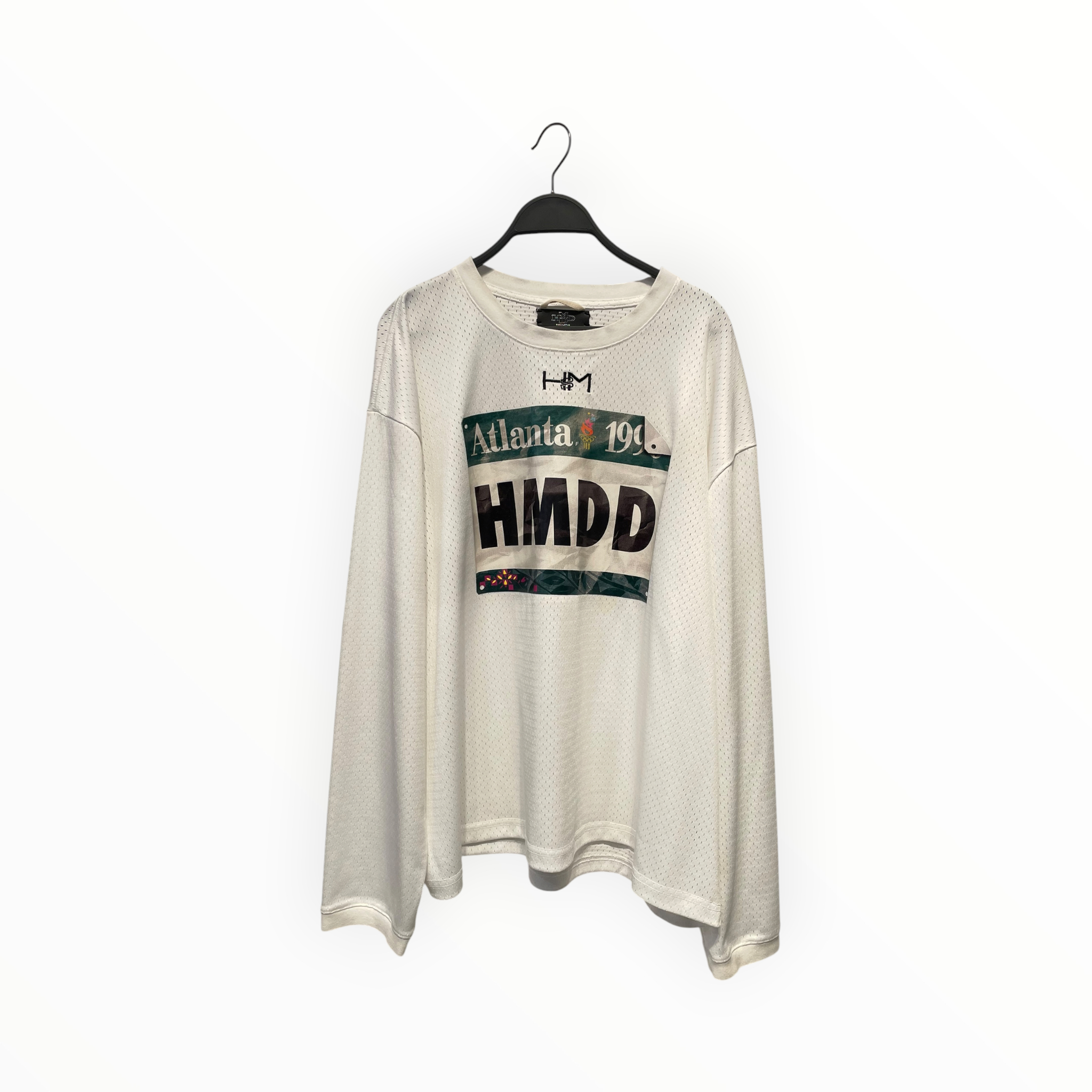 HMDD(Happy Memories Don't Die)/LS T-Shirt/XL/Acrylic/WHT/ATLANTA 199 LICENSE PLATE view 1