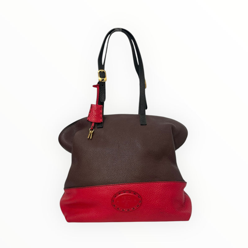FENDI/Bag/Border/Leather/BRW/RED BOTTOM