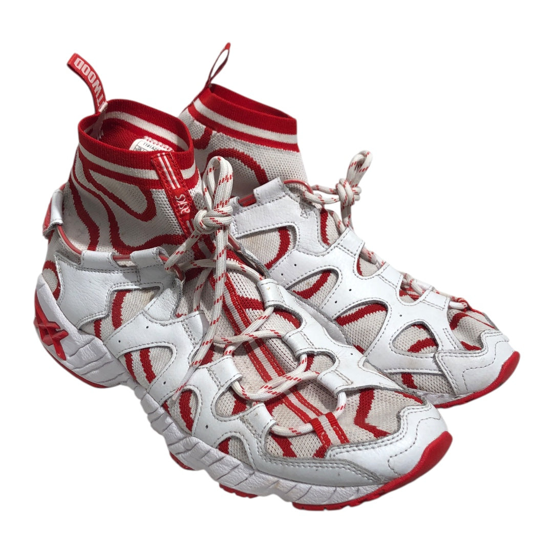Vivienne Westwood RED LABEL/Hi-Sneakers/US 10/Stripe/Acrylic/RED/ view 1