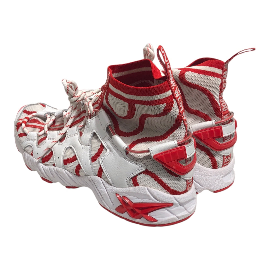 Vivienne Westwood RED LABEL/Hi-Sneakers/US 10/Stripe/Acrylic/RED/ view 2