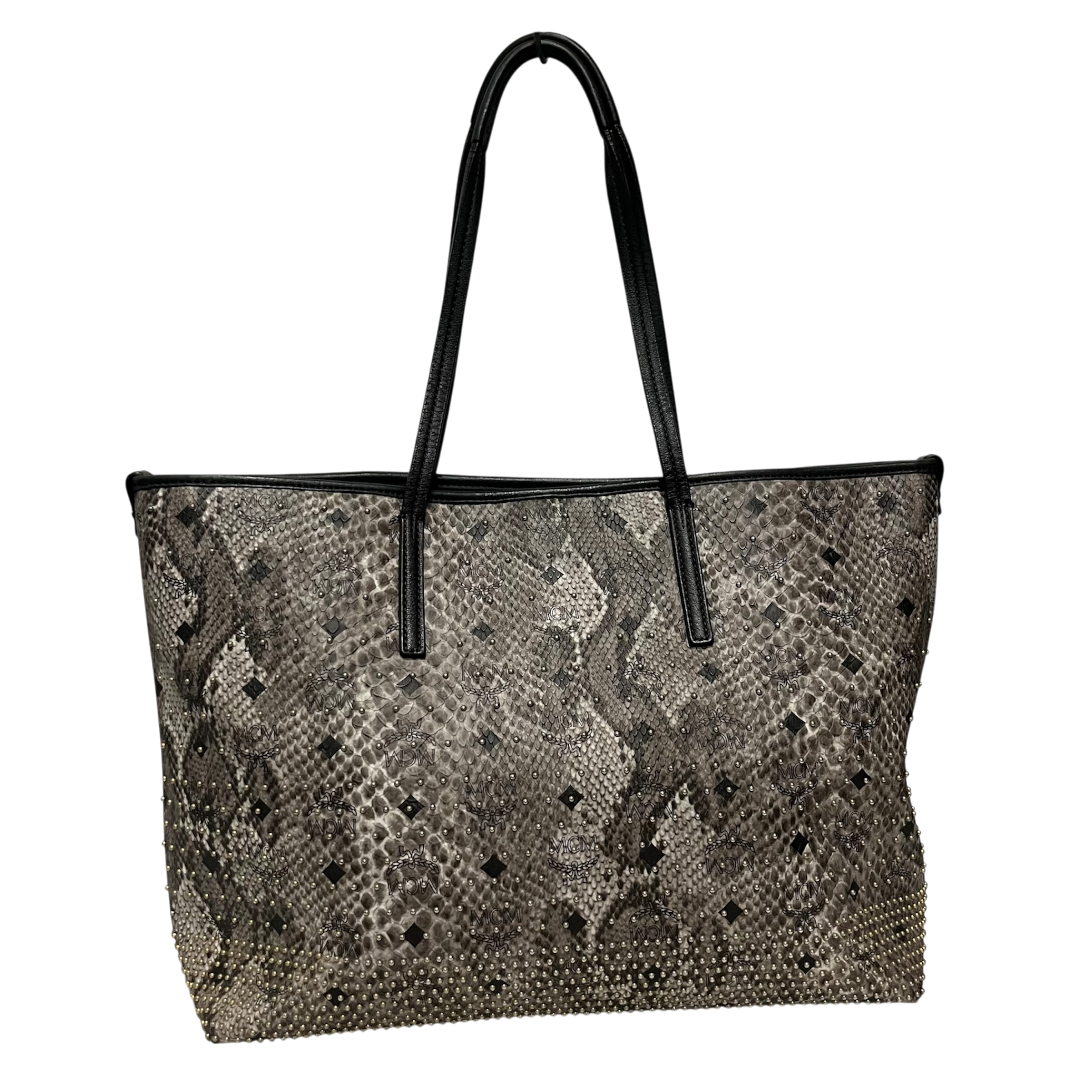 MCM/Tote Bag/SLV/snake skin tote view 2