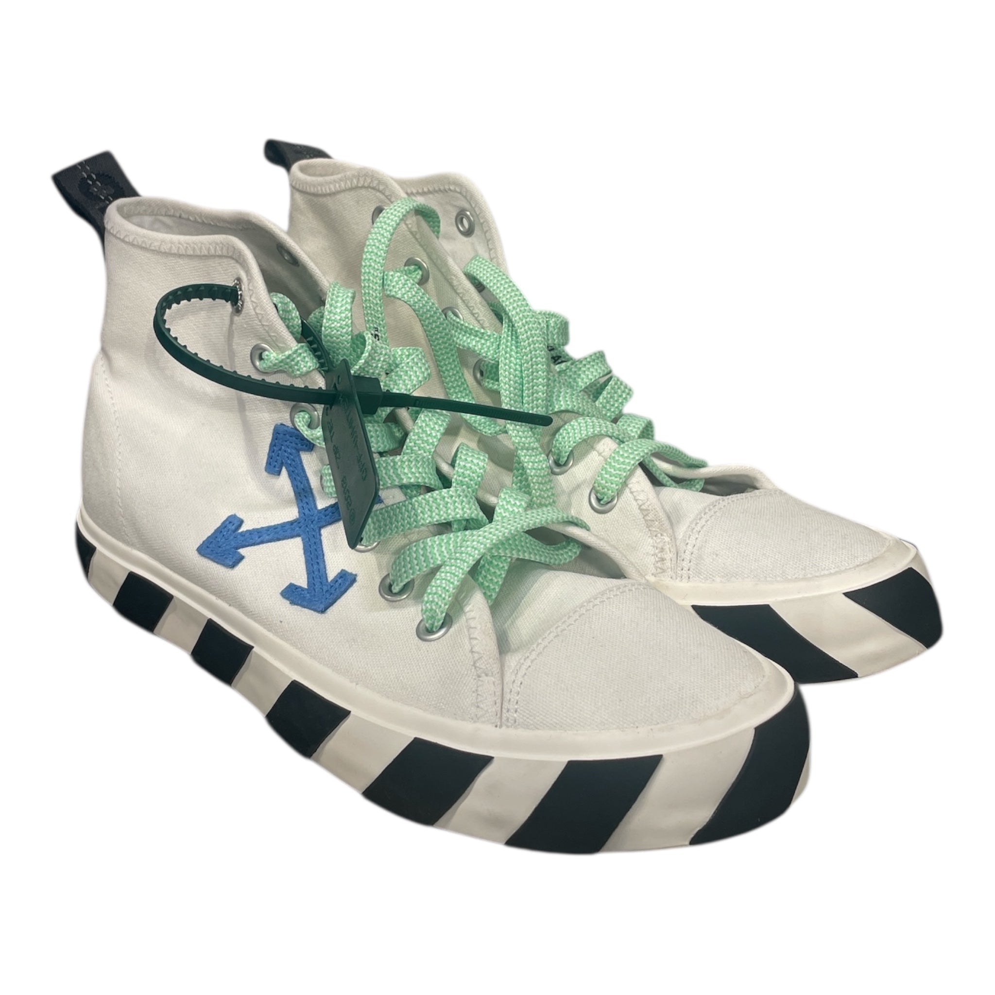 OFF-WHITE/Hi-Sneakers/EU 43/Cotton/WHT/ view 1