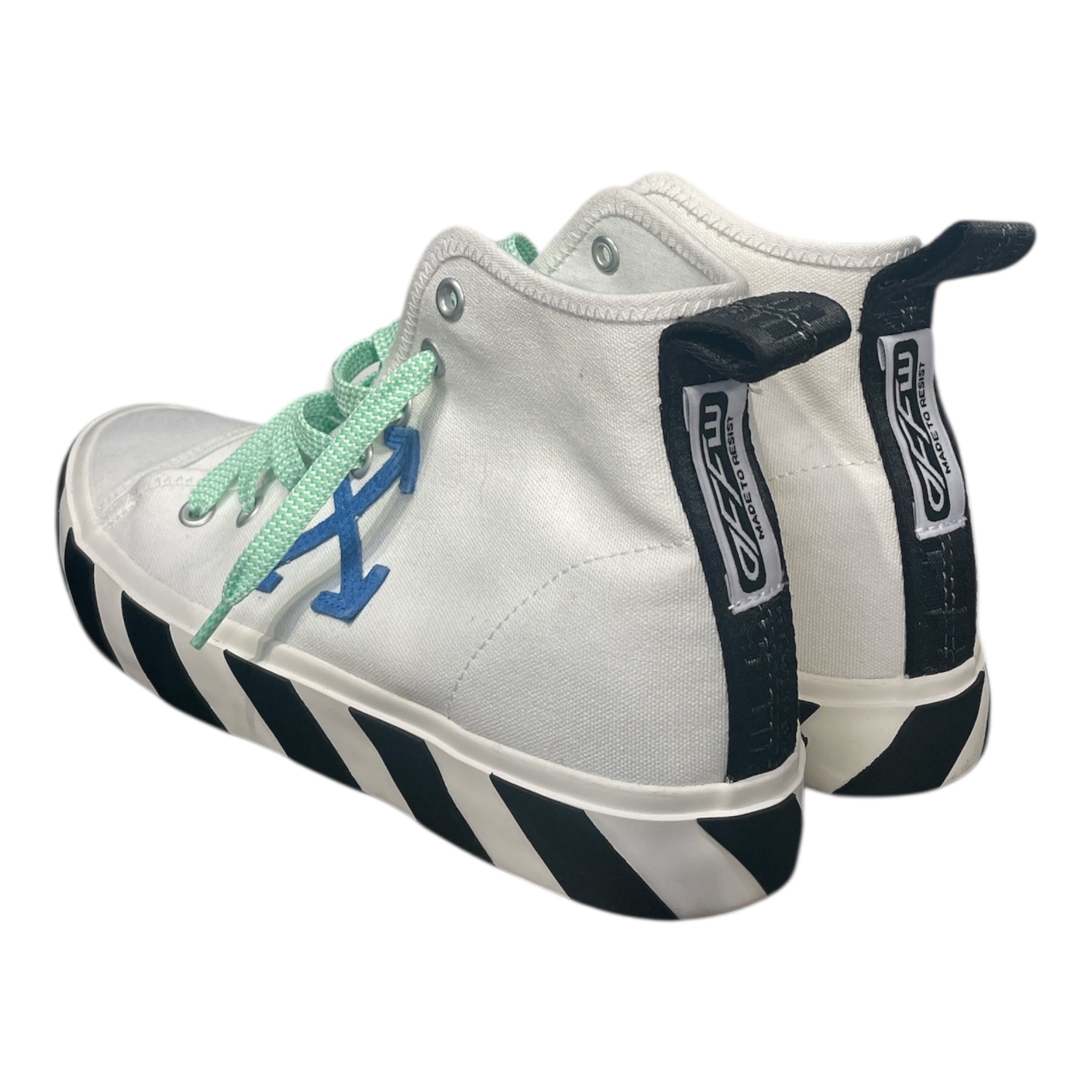 OFF-WHITE/Hi-Sneakers/EU 43/Cotton/WHT/ view 2