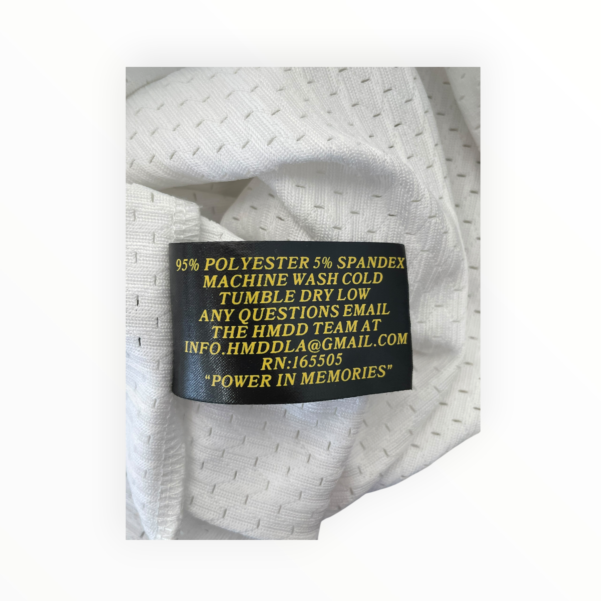 HMDD(Happy Memories Don't Die)/LS T-Shirt/XL/Acrylic/WHT/ATLANTA 199 LICENSE PLATE view 4