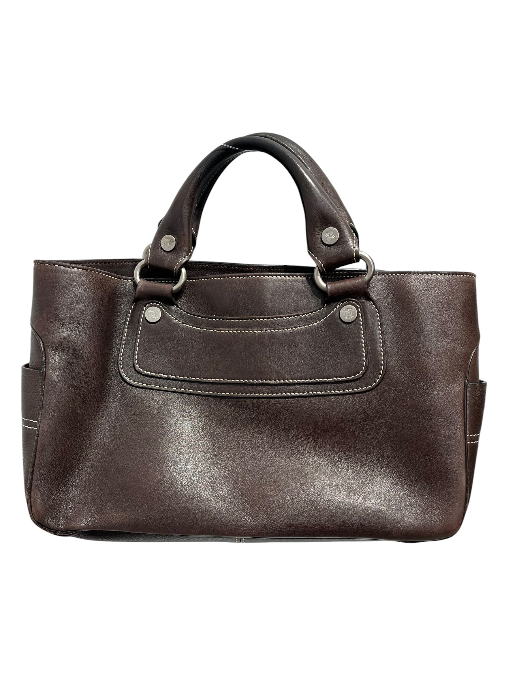 CELINE/Hand Bag/Leather/BRW/Boogie Bag view 1