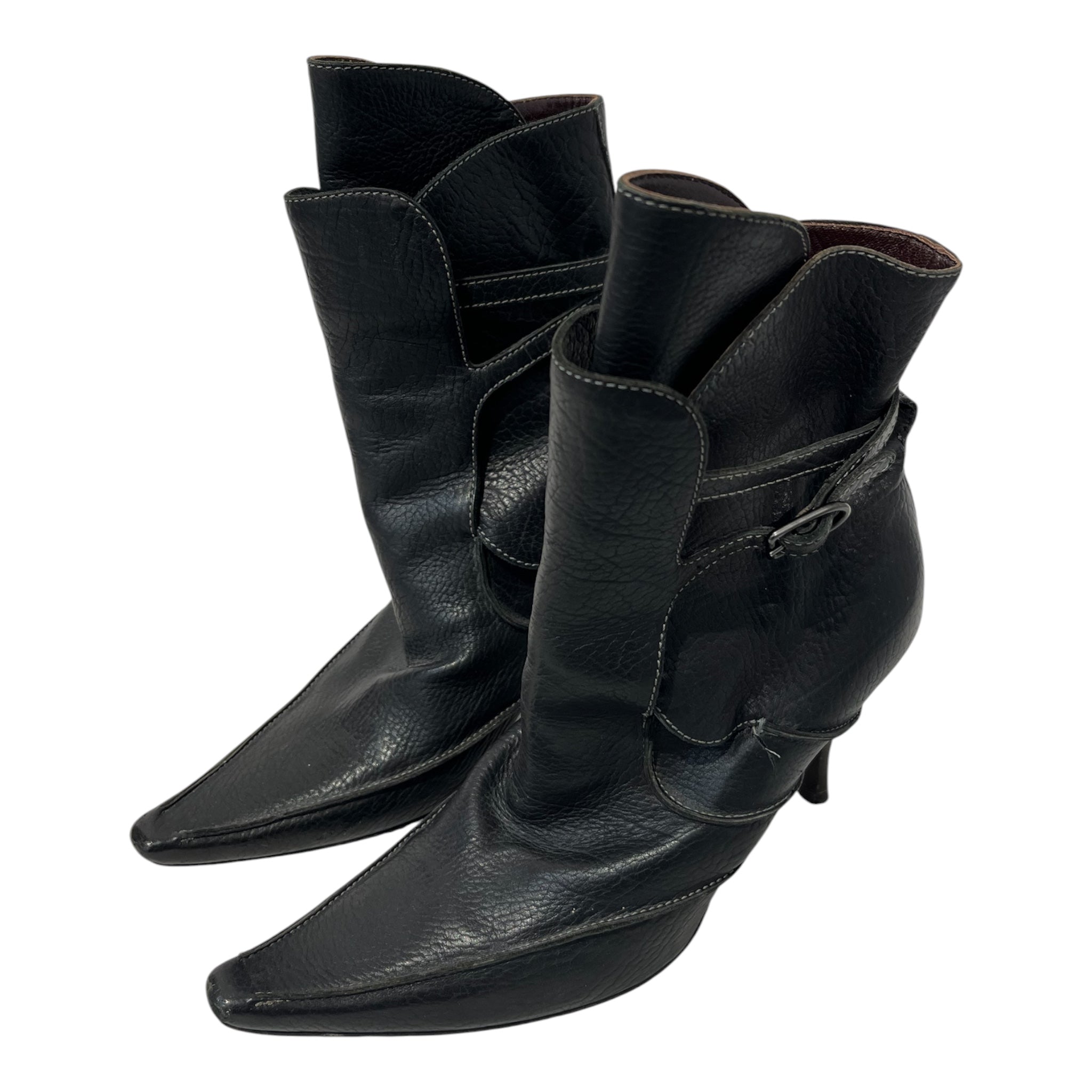 BOTTEGA VENETA/Heels/EU 37/Leather/BLK/116229 view 1