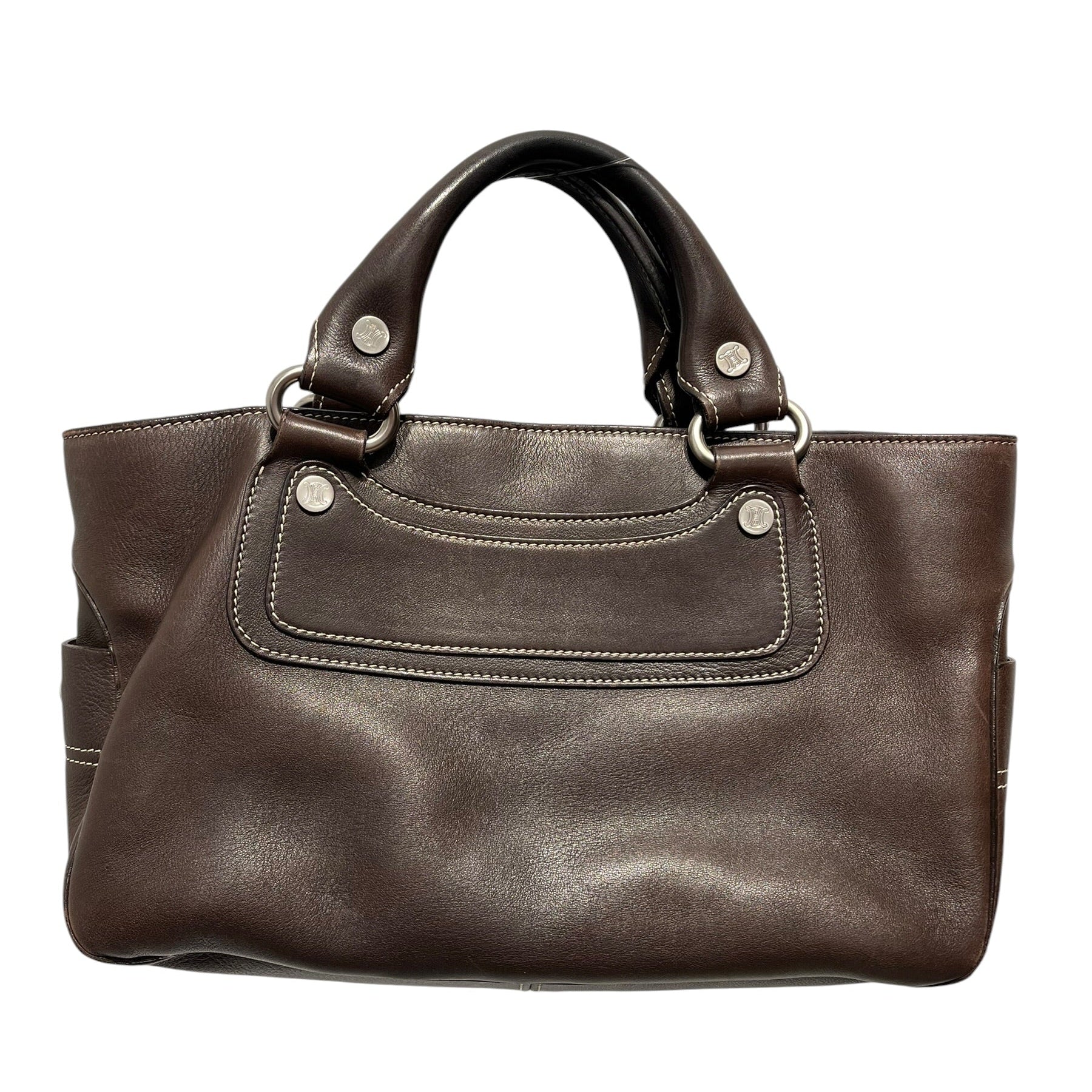 CELINE/Hand Bag/Leather/BRW/Boogie Bag view 2