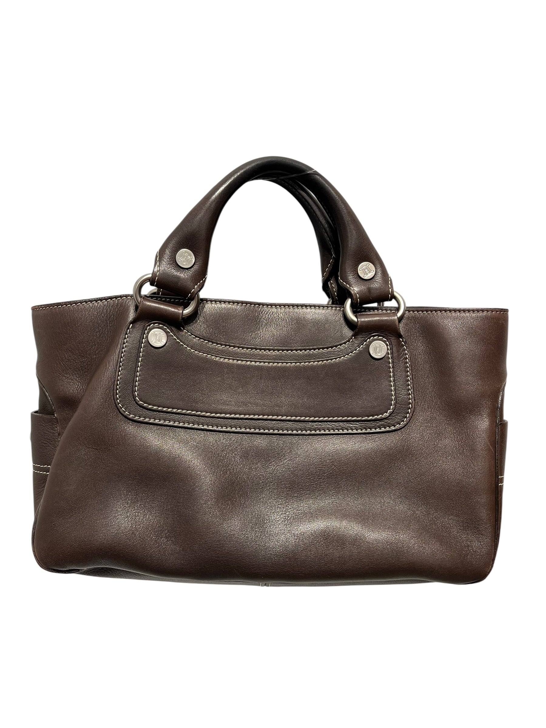CELINE/Hand Bag/Leather/BRW/Boogie Bag view 2