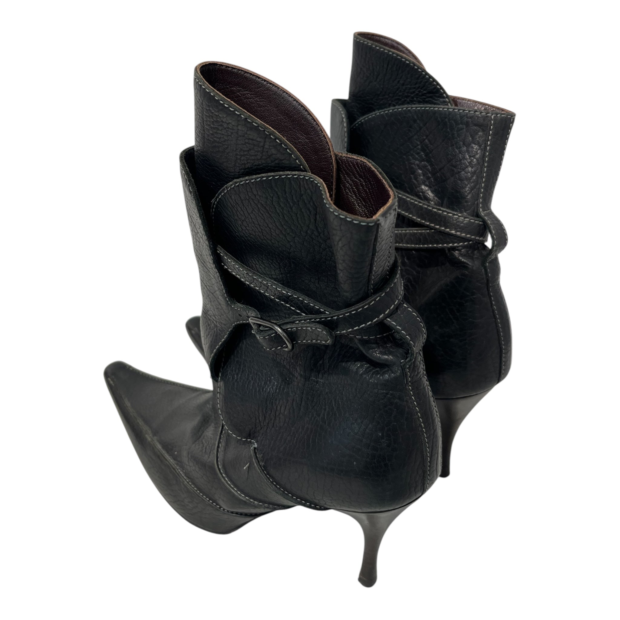 BOTTEGA VENETA/Heels/EU 37/Leather/BLK/116229 view 2