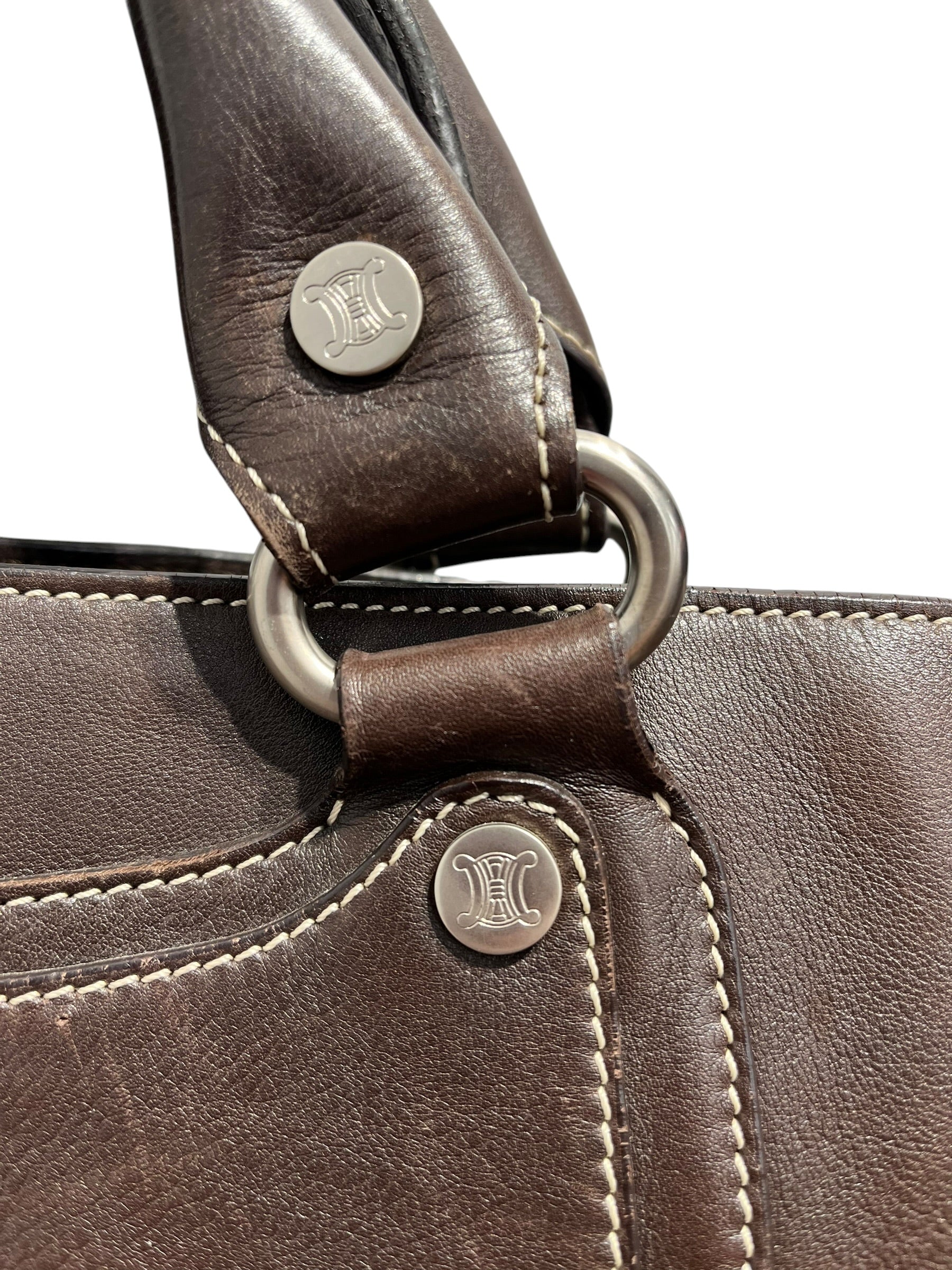 CELINE/Hand Bag/Leather/BRW/Boogie Bag view 3