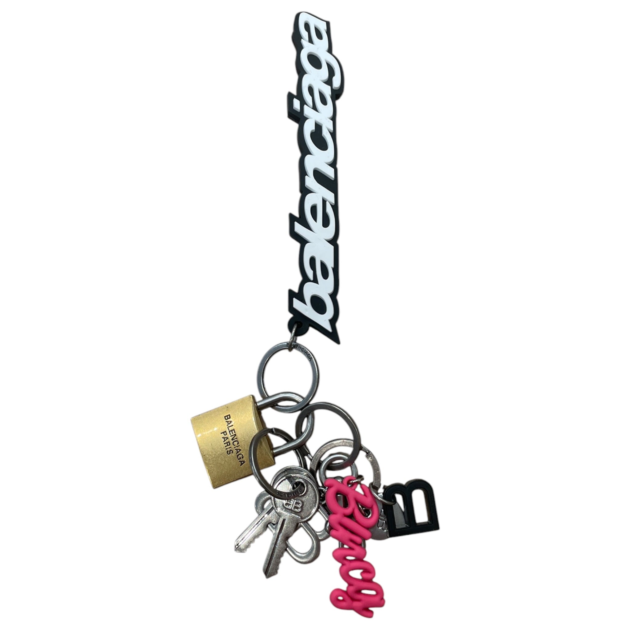 BALENCIAGA/Accessories/SLV/L's/brass keychain/bag charm view 1