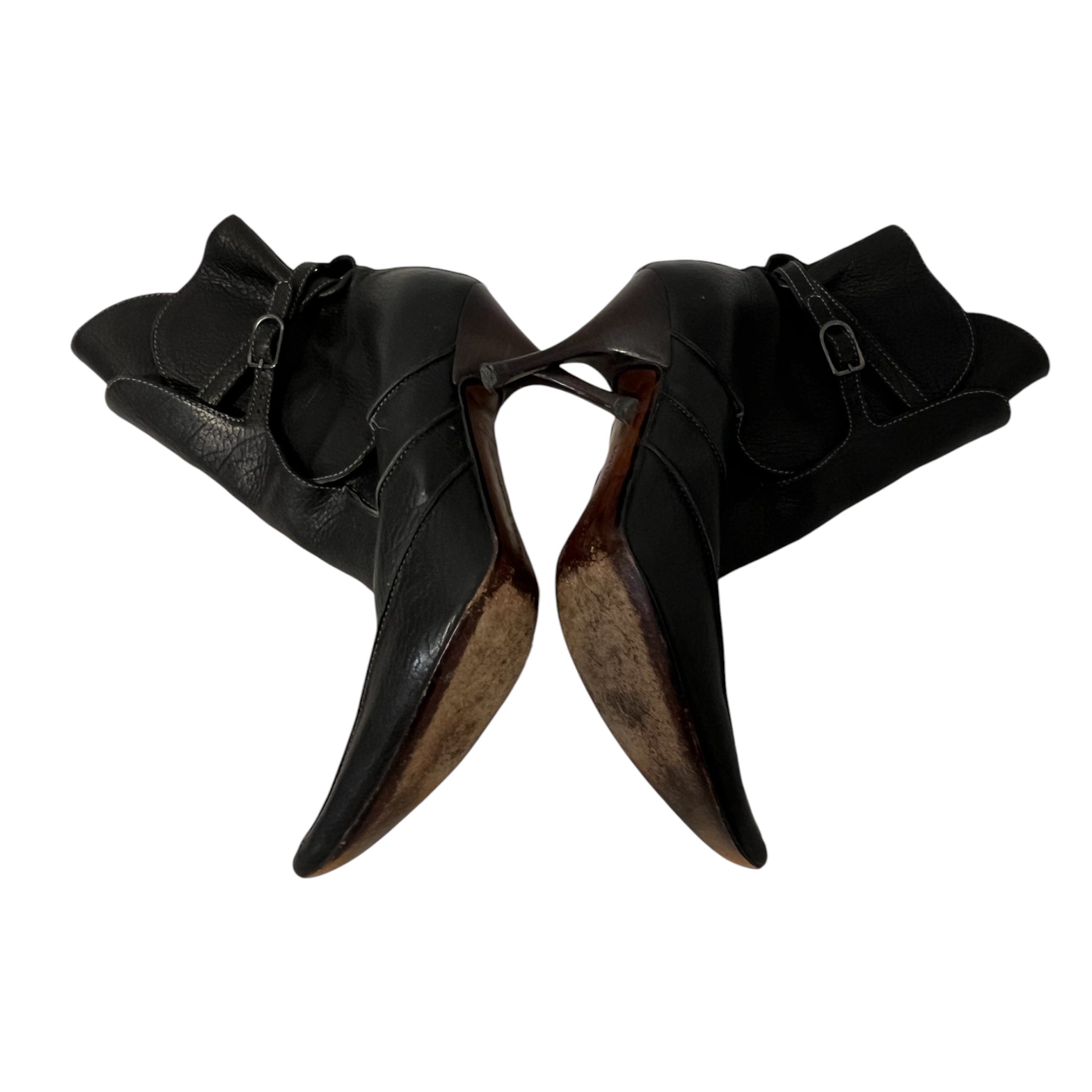 BOTTEGA VENETA/Heels/EU 37/Leather/BLK/116229 view 3