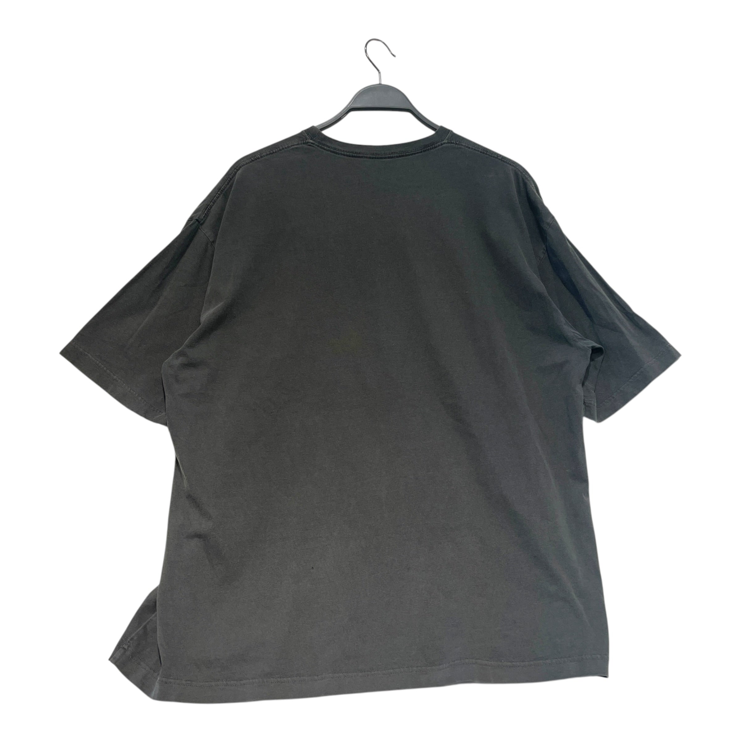 BALENCIAGA/T-Shirt/XL/Cotton/GRY/Micro Text Tee view 2