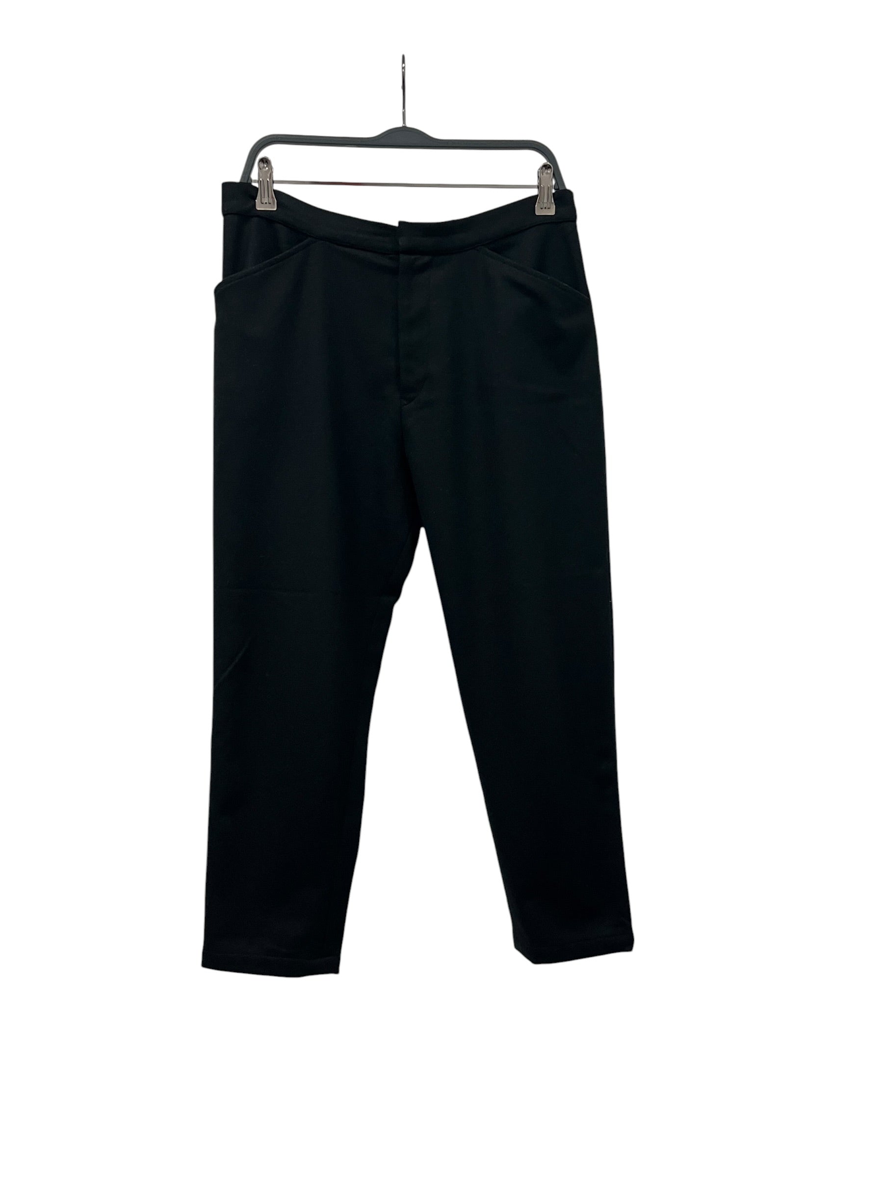 YOHJI YAMAMOTO/Pants/XL/Wool/BLK/TROUSERS view 1