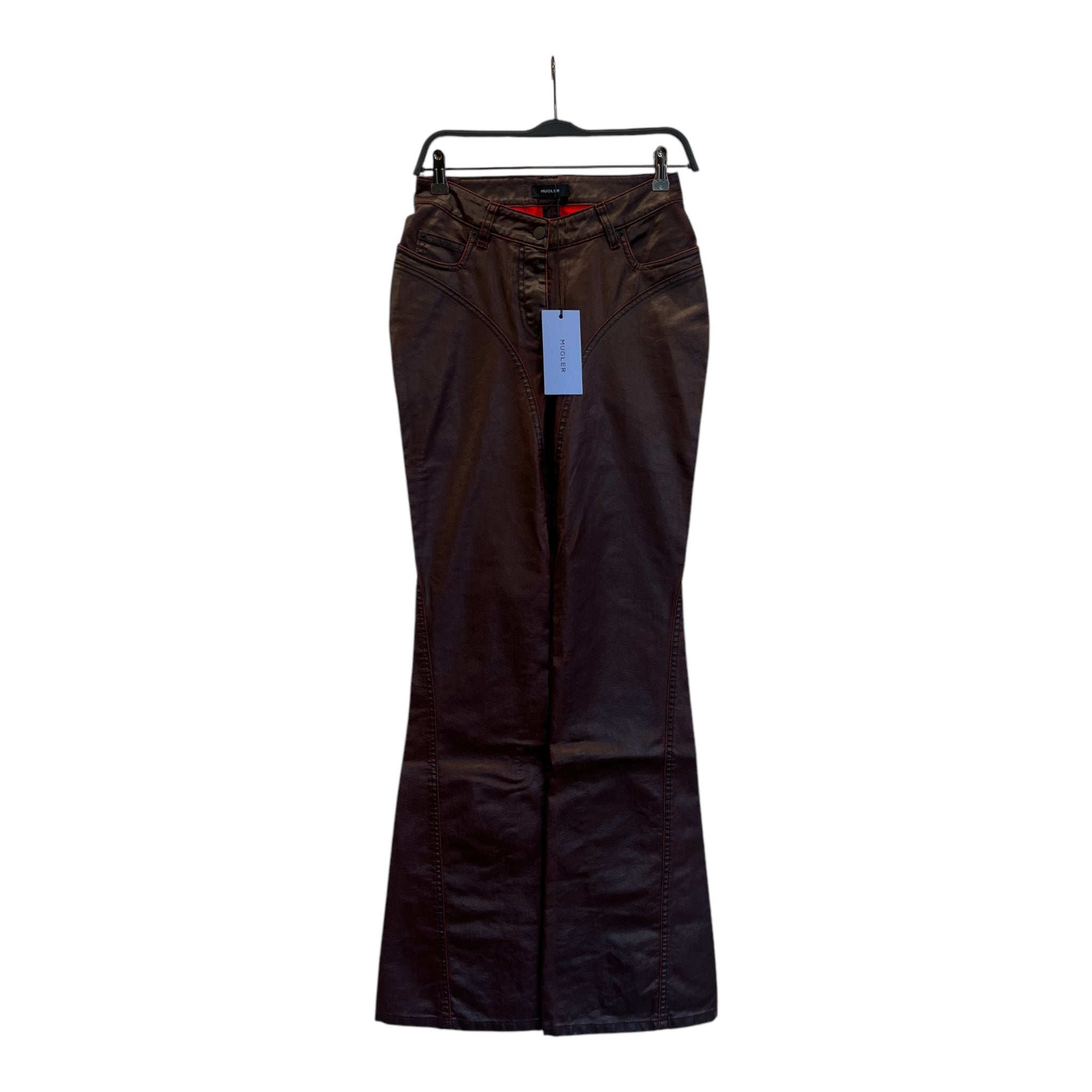 MUGLER/Bottoms/27/Cotton/BRD/VAMPIRE WAXED DENIM JEANS view 1