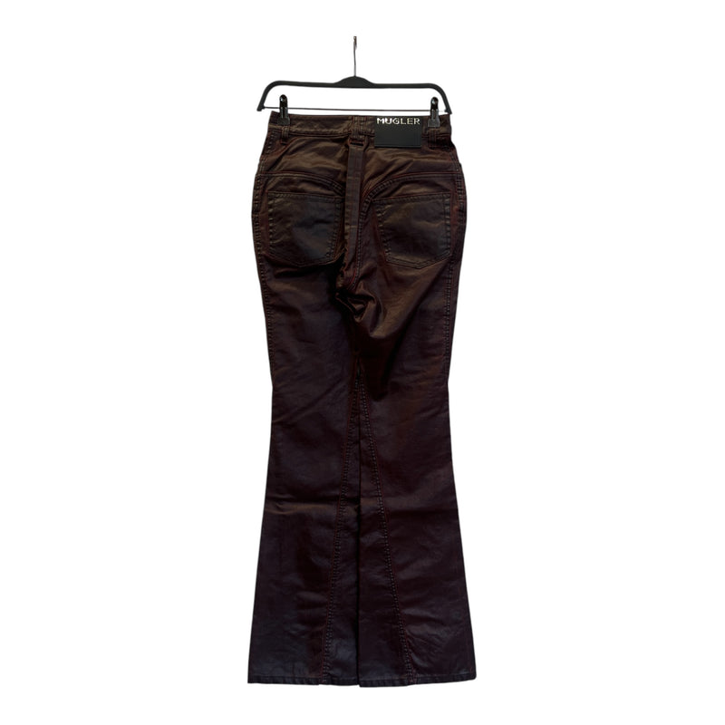 MUGLER/Bottoms/27/Cotton/BRD/VAMPIRE WAXED DENIM JEANS
