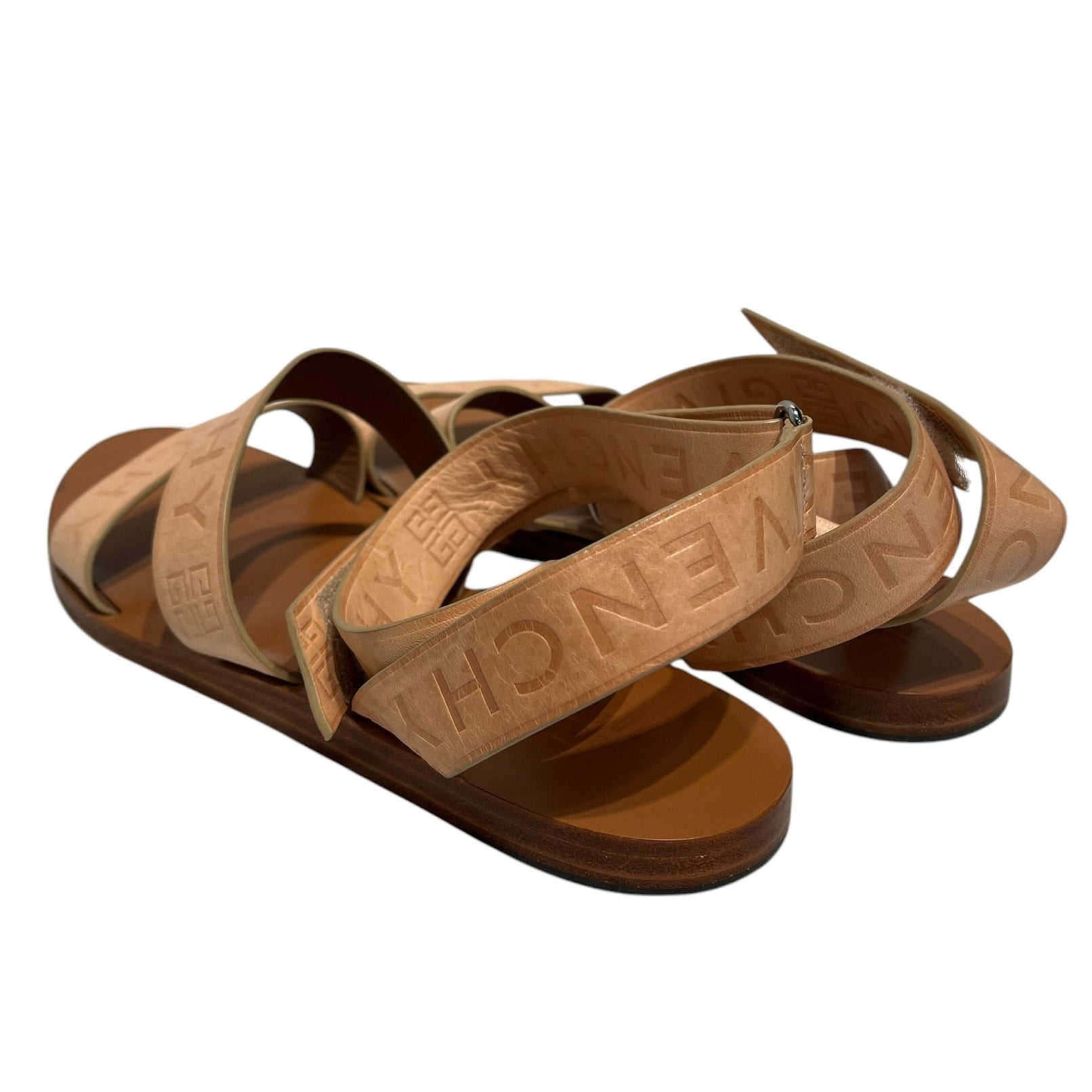 GIVENCHY/Sandals/US 7.5/Leather/BEG/ view 2