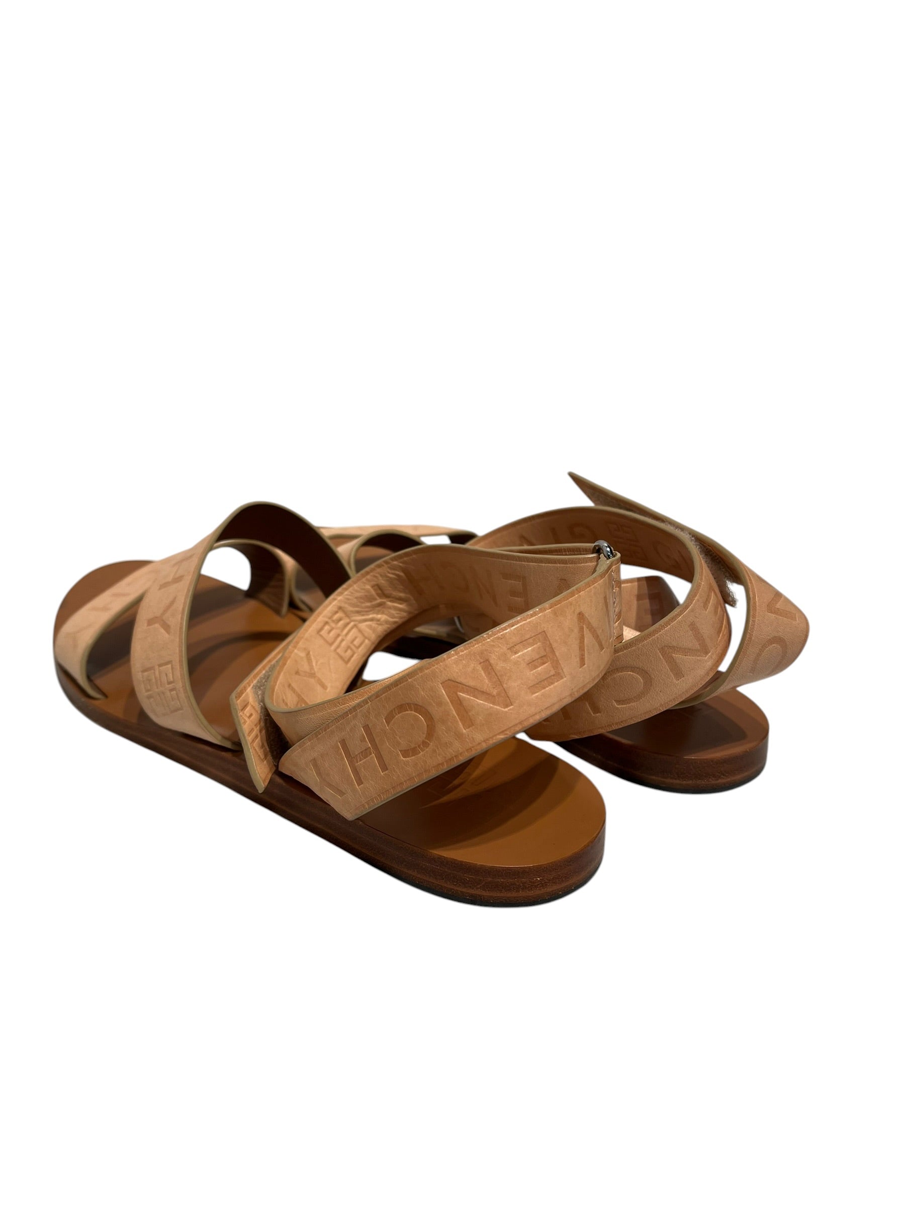 GIVENCHY/Sandals/US 7.5/Leather/BEG/ view 2