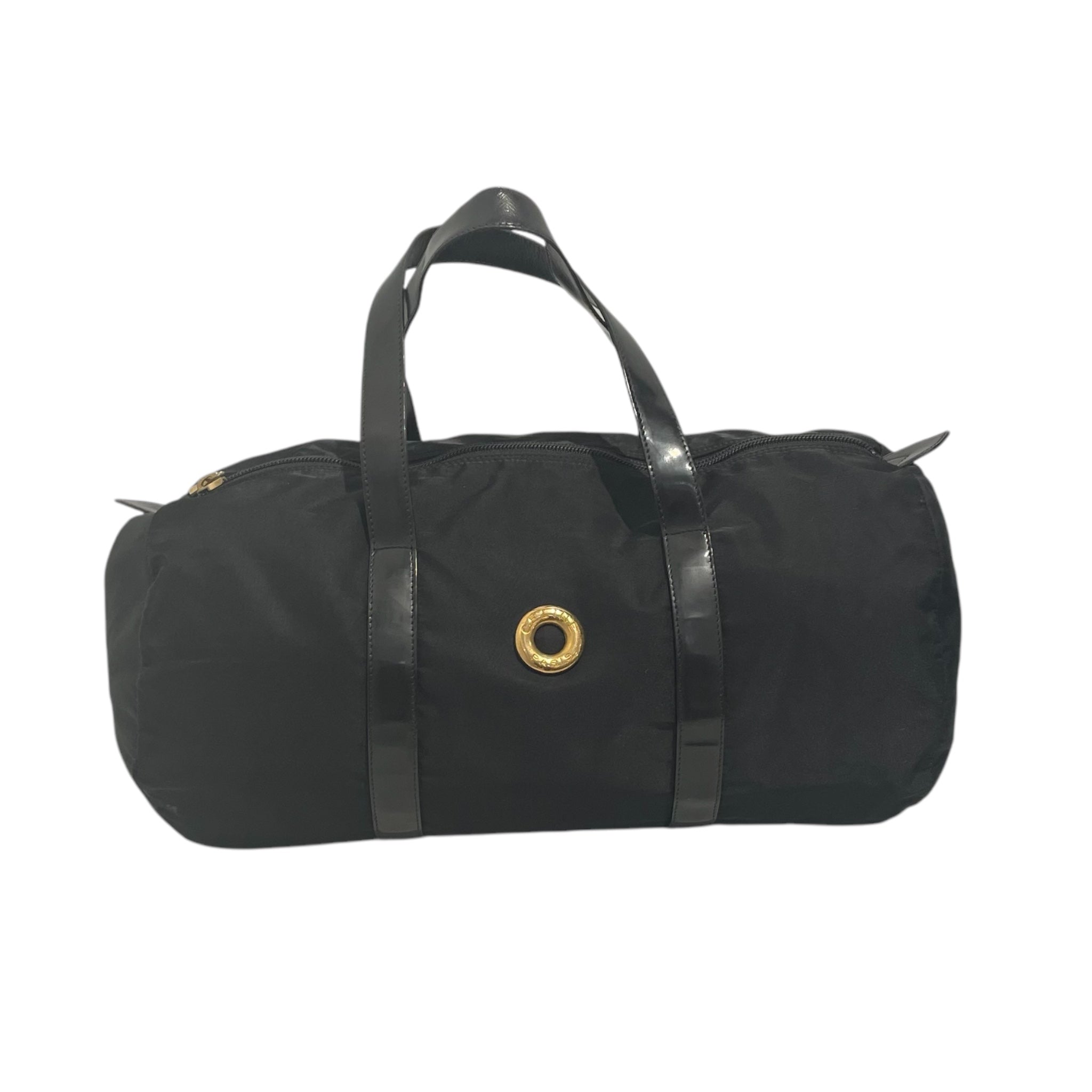 CELINE/Bag/Nylon/BLK/DUFFLE / GOLD RING view 1