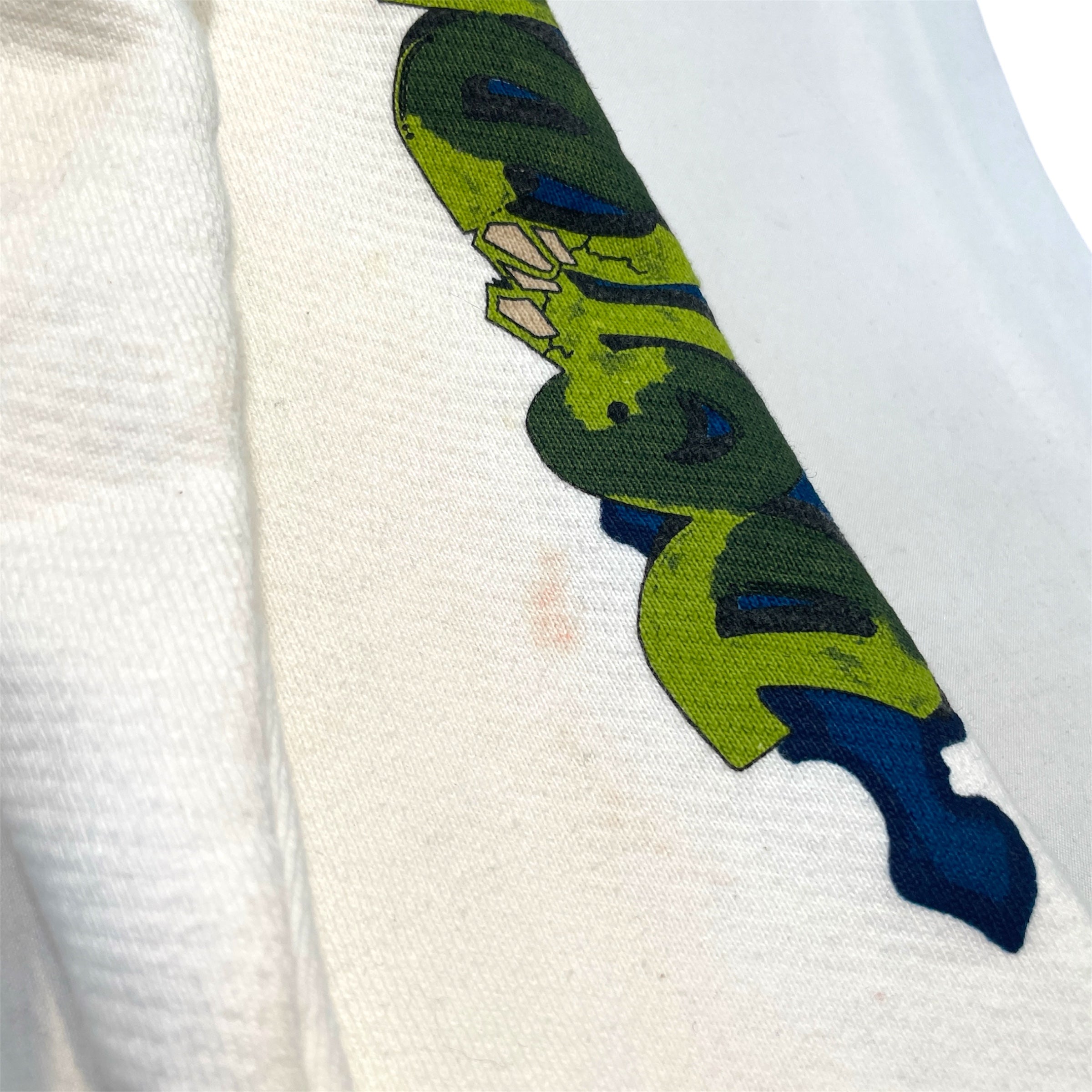 OFF-WHITE/Sweater/L/Graphic/Cotton/WHT/Pullover/F/W2017 'Dondi' 1/5 Crewneck view 3