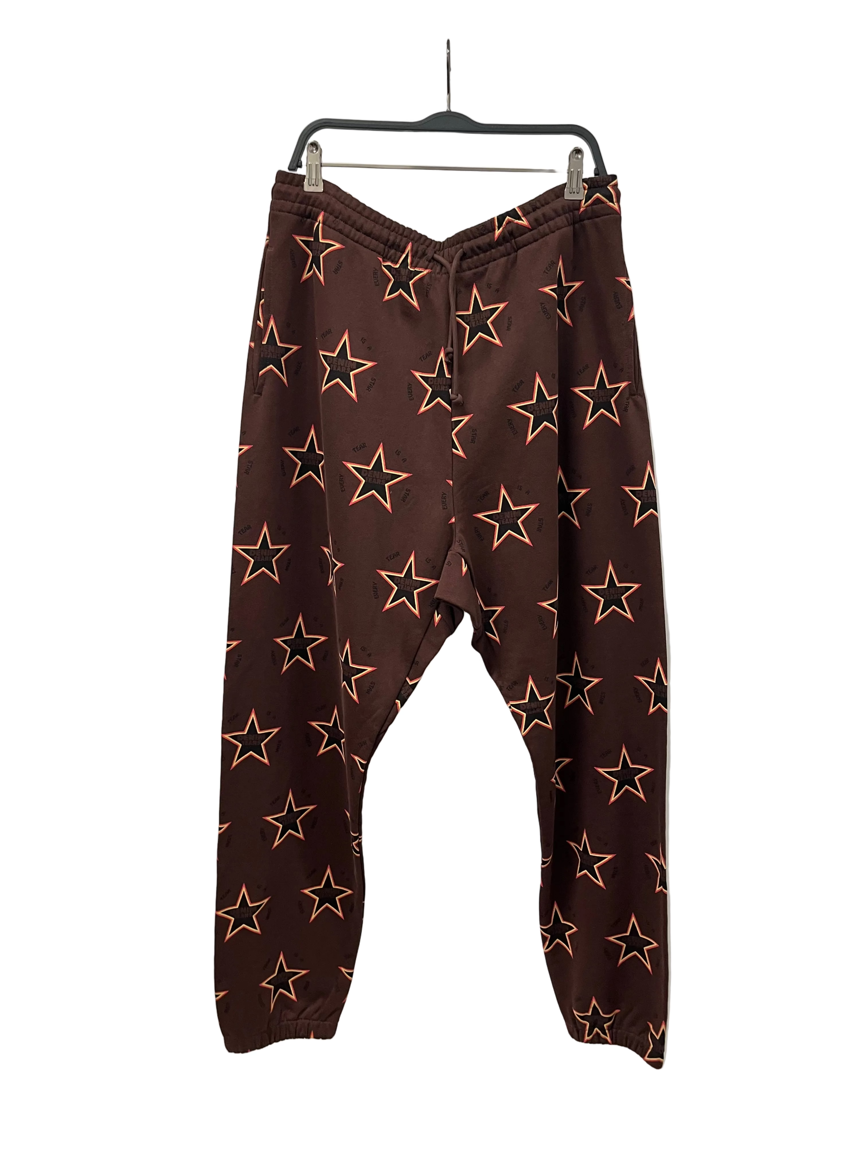 DENIM TEARS/Pants/XL/Cotton/BRD/All Over Print/EVERY TEAR IS A STAR SWEATPANT view 1