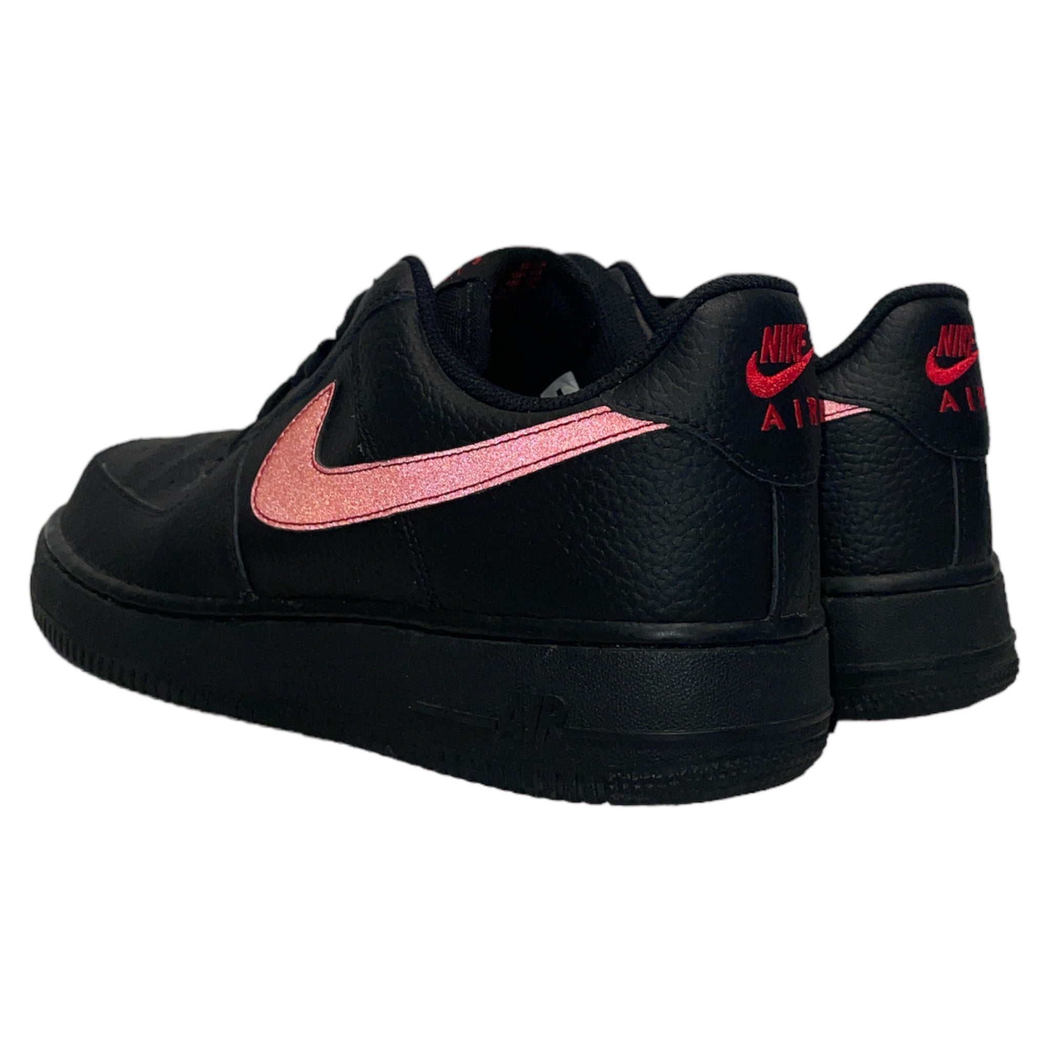 NIKE/Low-Sneakers/US 10.5/Leather/BLK/air force 1 view 2