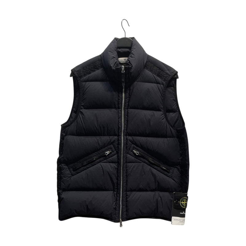STONE ISLAND/Puffer Vest/M/Nylon/NVY/STONE ISAND PUFFER VEST SZ M