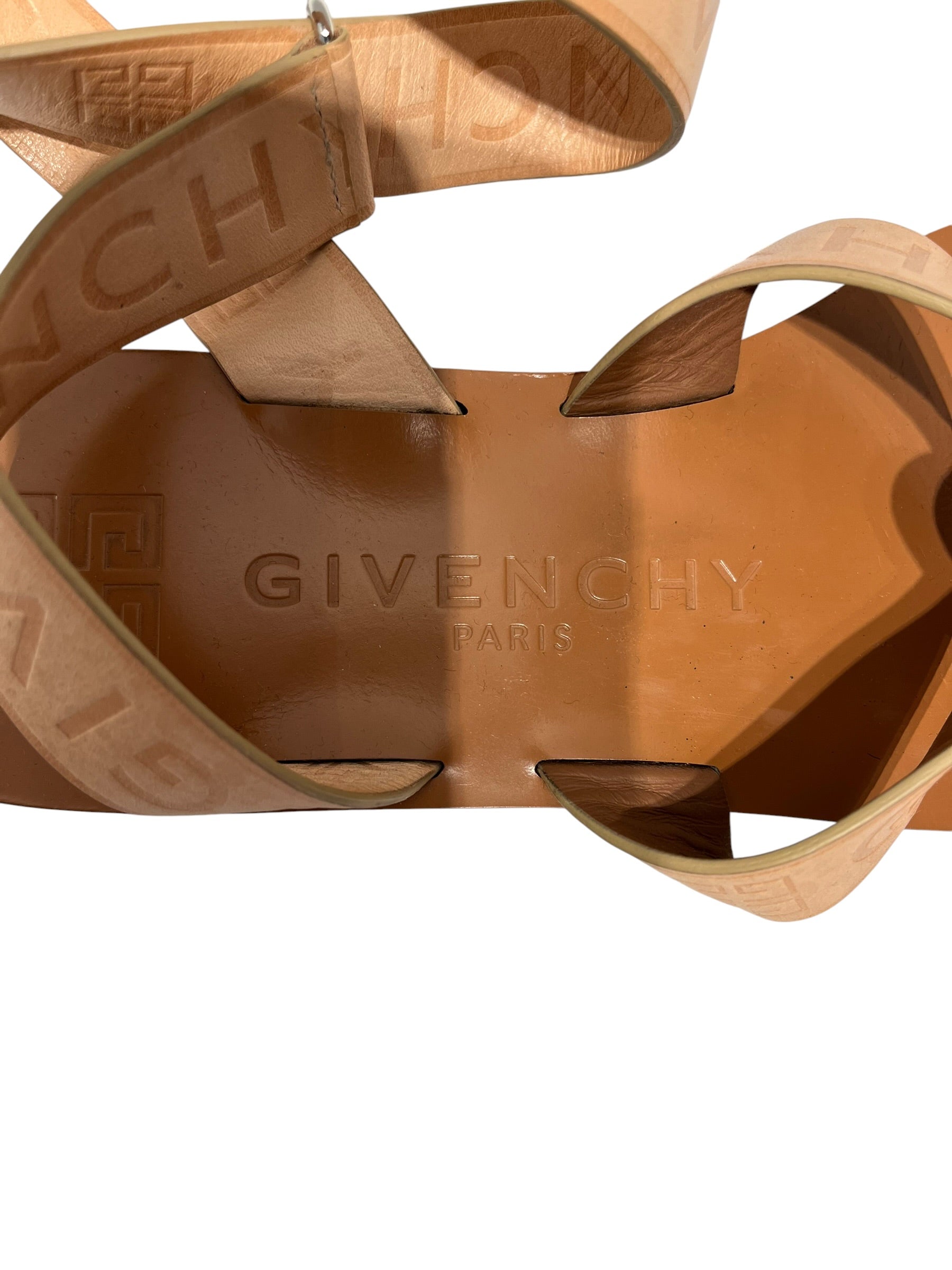 GIVENCHY/Sandals/US 7.5/Leather/BEG/ view 5