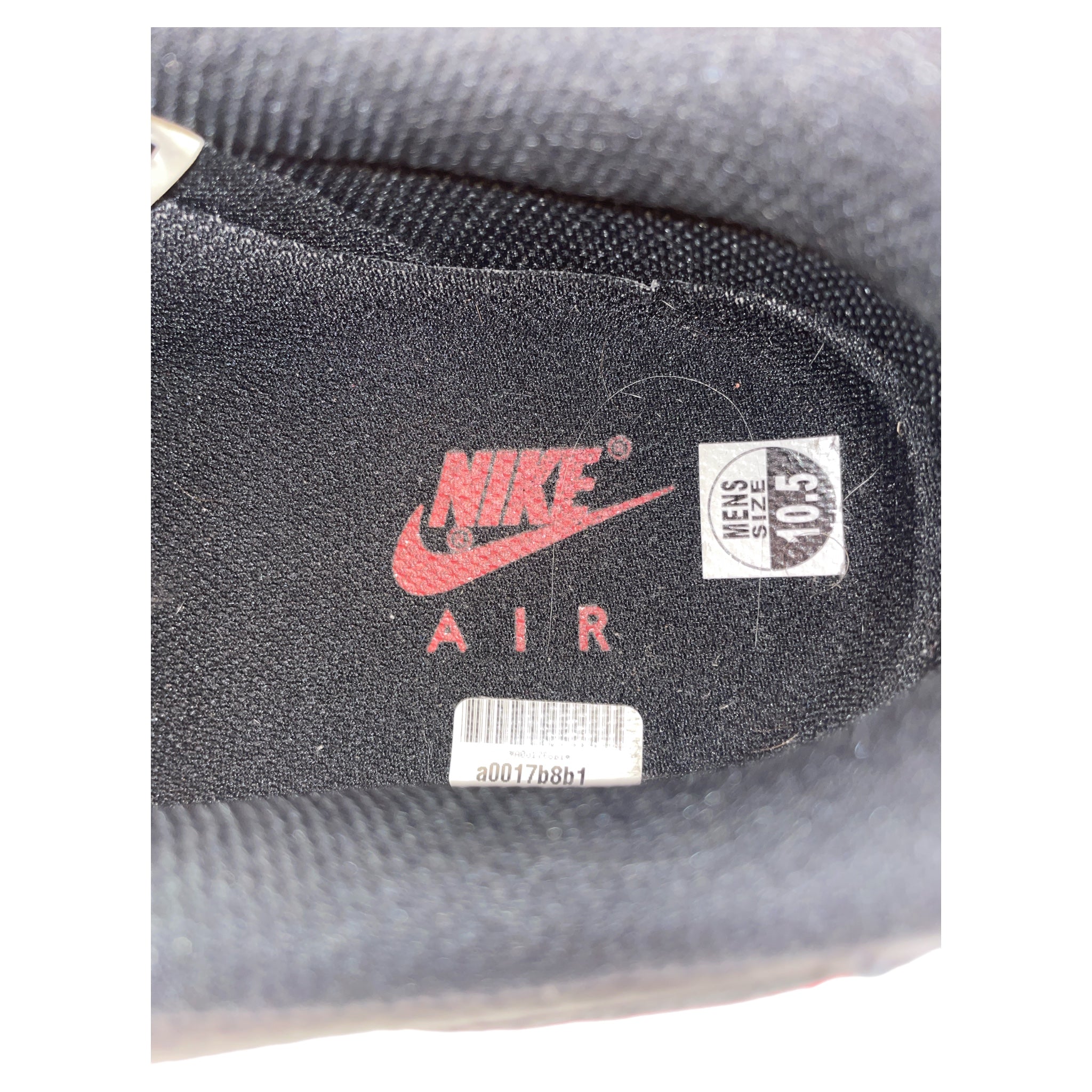 NIKE/Low-Sneakers/US 10.5/Leather/BLK/air force 1 view 3