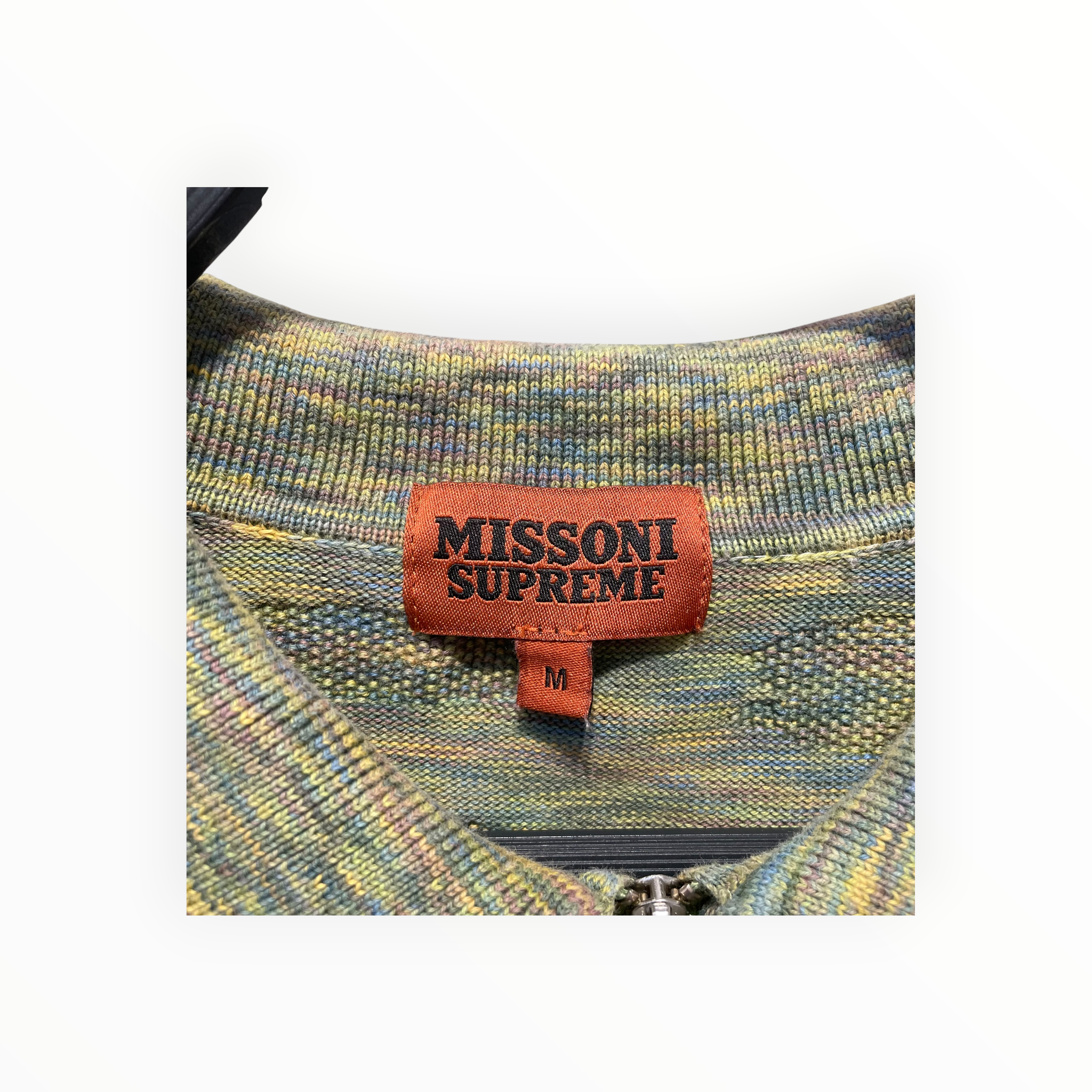 MISSONI/Supreme/Sweater/M/All Over Print/Cotton/MLT/quarter zip view 3