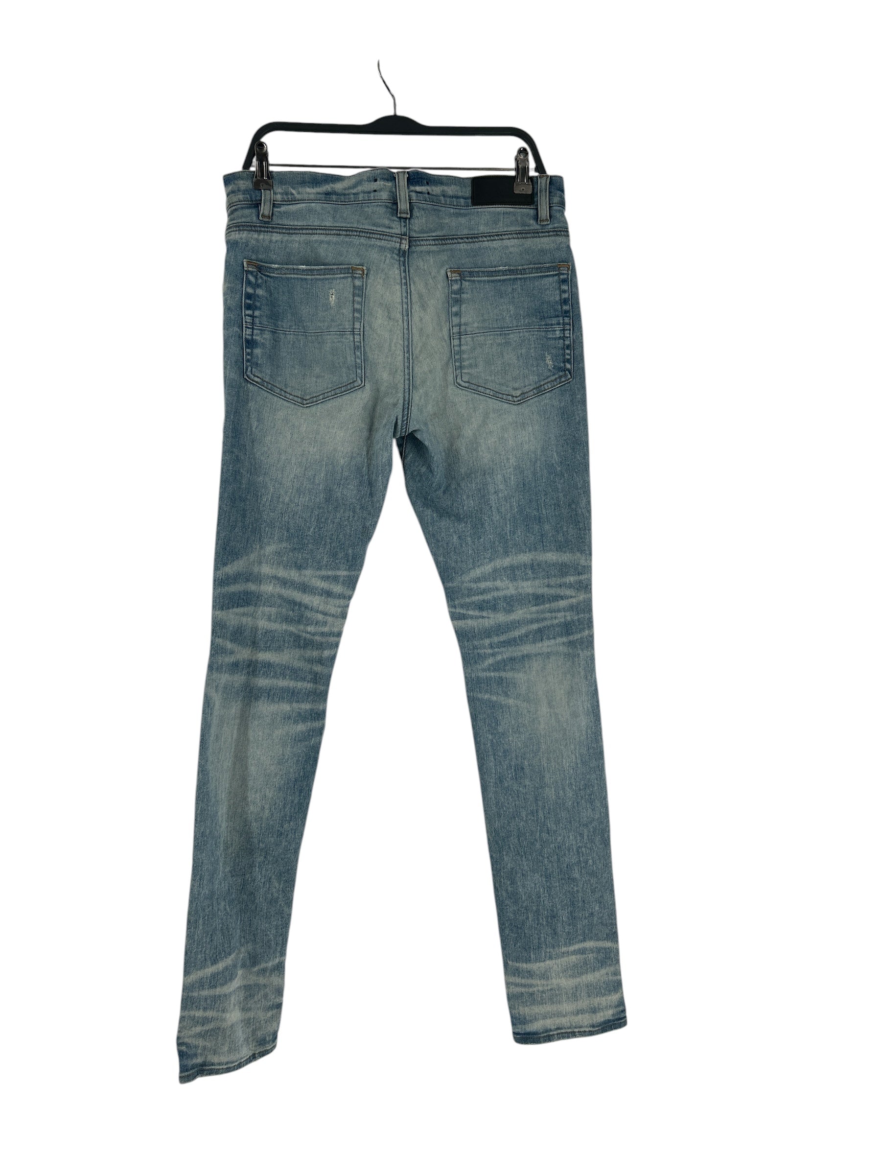 AMIRI/Skinny Pants/32/Denim/BLU/BANDANA DISTRESSING view 2