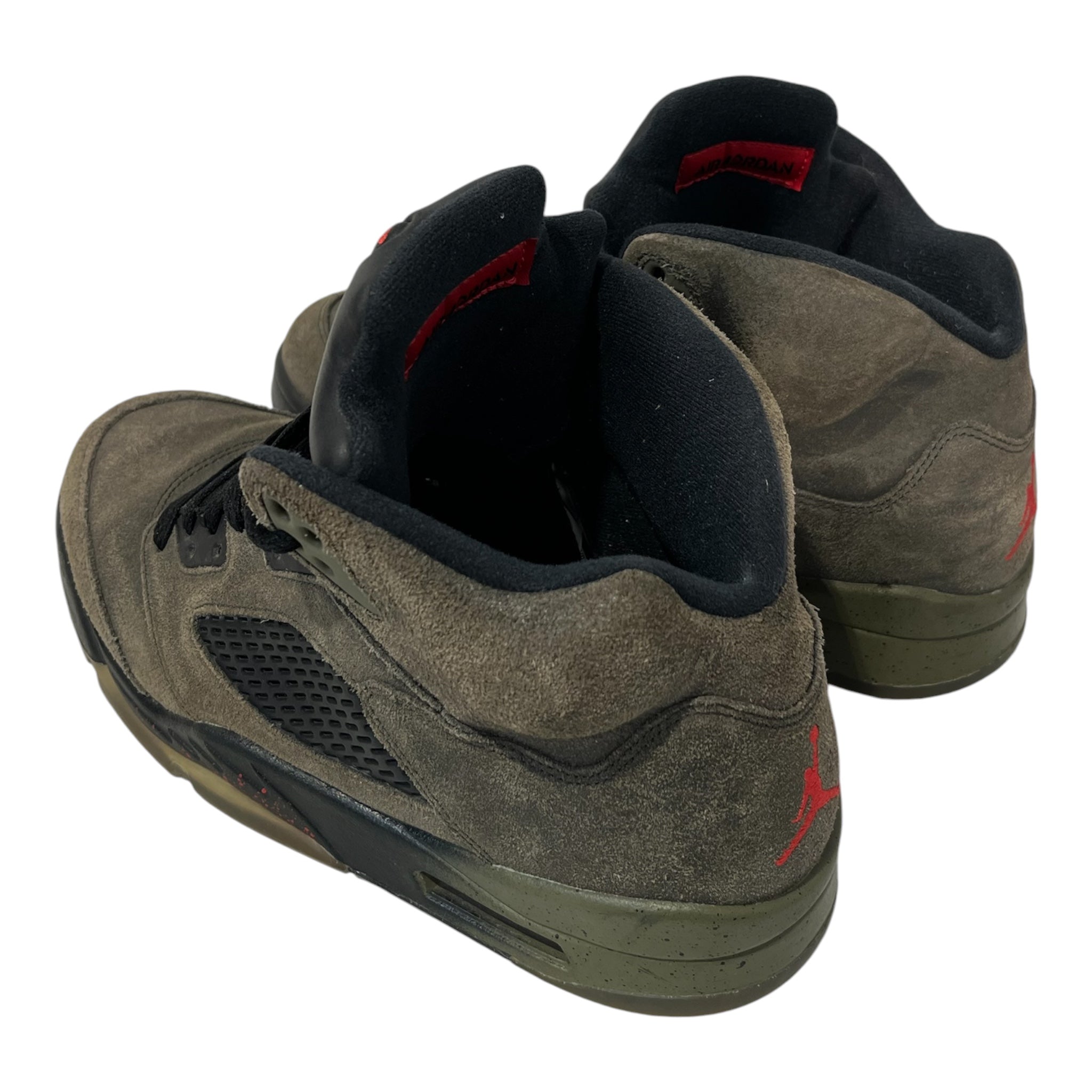 NIKE/Hi-Sneakers/US 10.5/Suede/KHK/U-Tip/626971-350 jordan 5 fear pack view 2