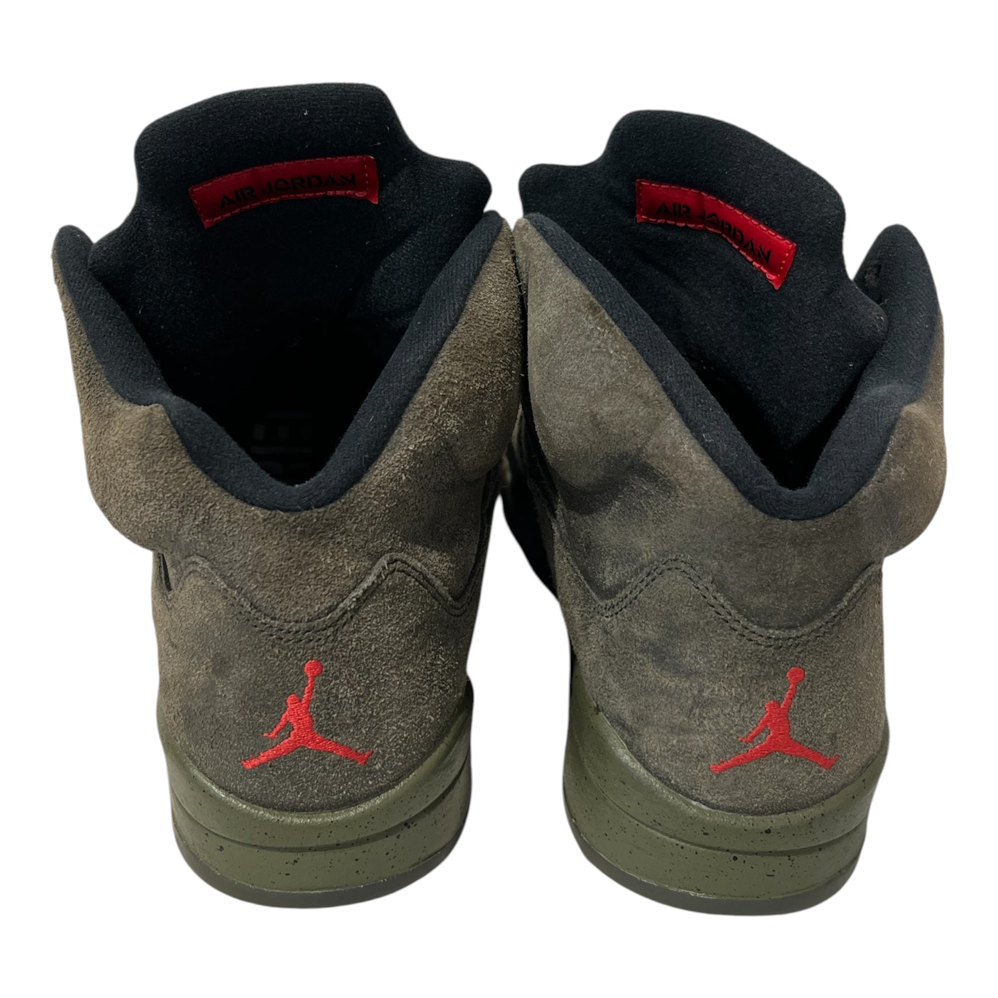 NIKE/Hi-Sneakers/US 10.5/Suede/KHK/U-Tip/626971-350 jordan 5 fear pack view 3