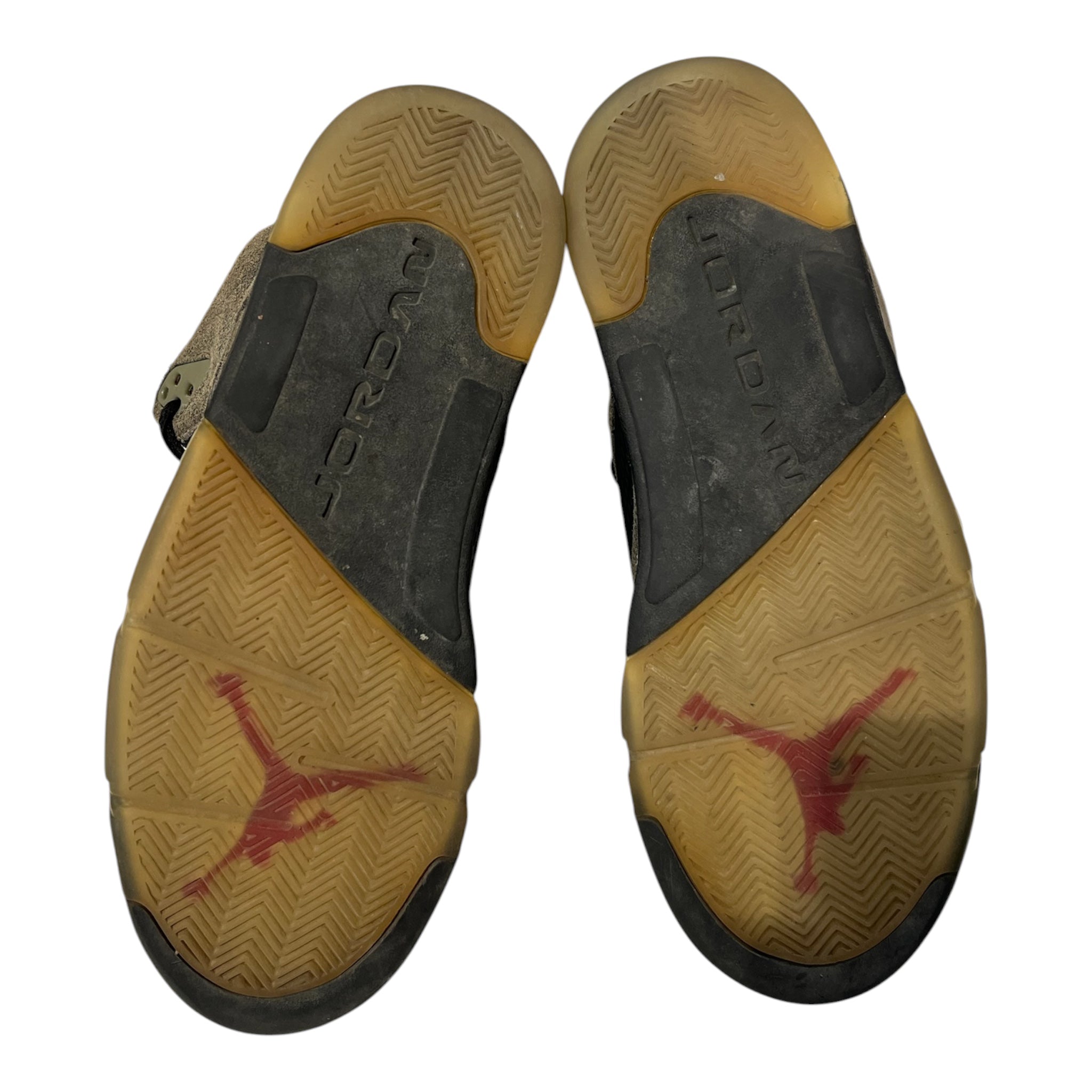NIKE/Hi-Sneakers/US 10.5/Suede/KHK/U-Tip/626971-350 jordan 5 fear pack view 4