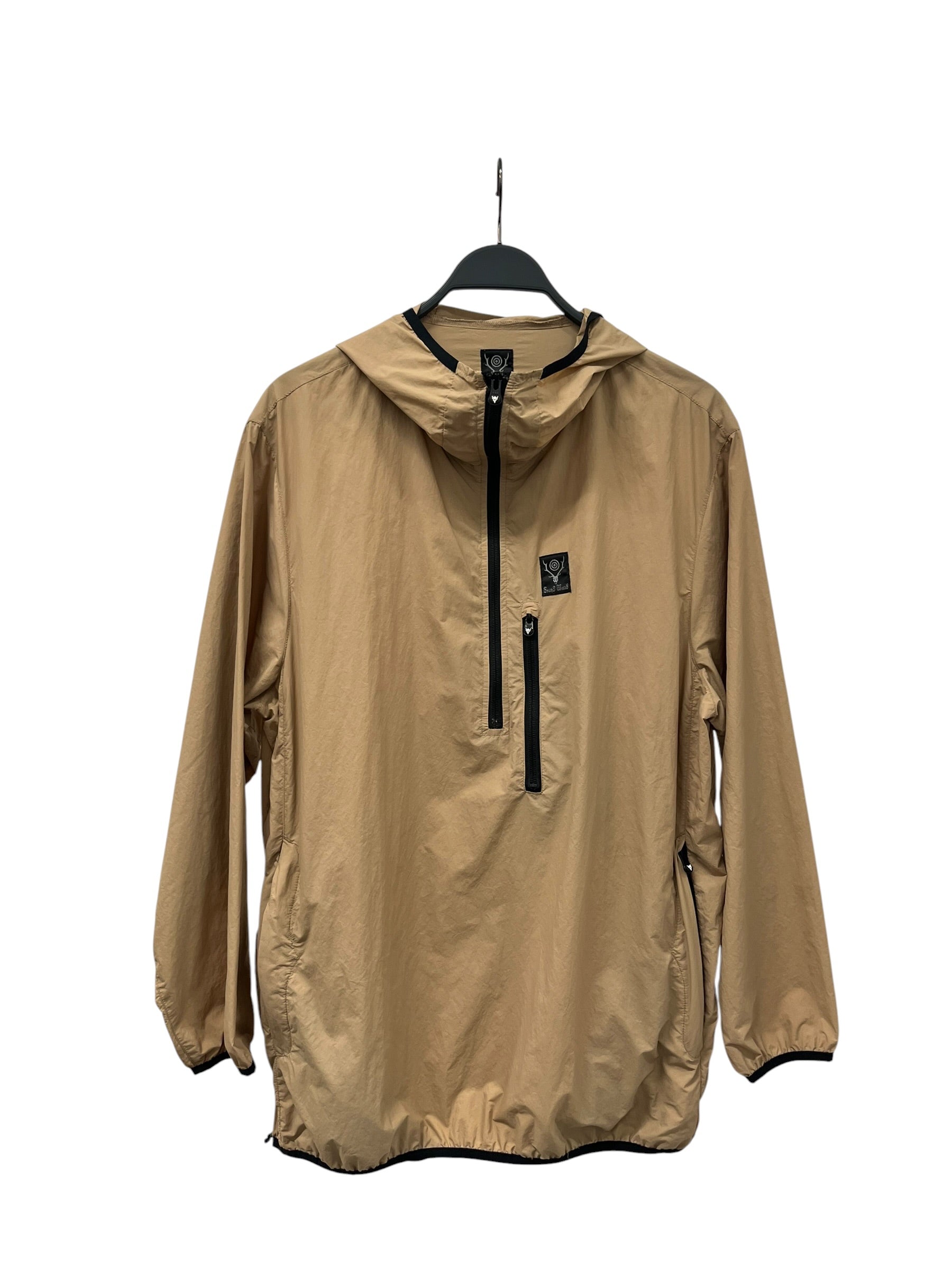 South2 West8(S2W8)/Windbreaker/L/Polyester/BEG/LIGHTWEIGHT HOODED JACKET view 1